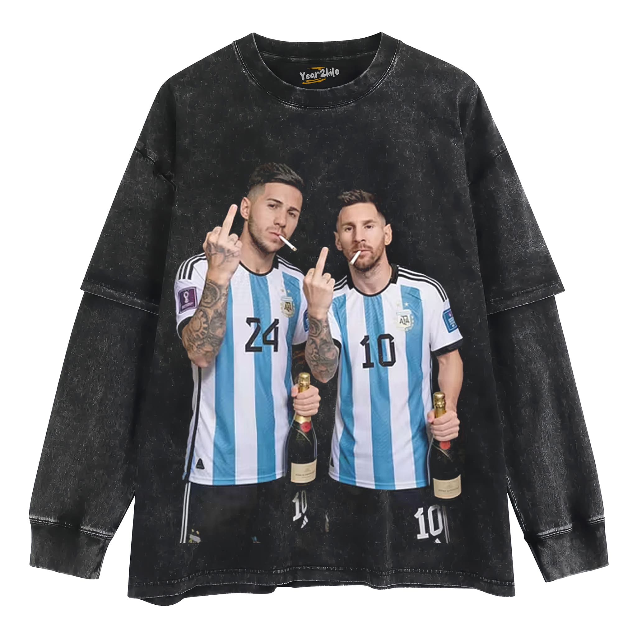 ARGENTINA MESSI ENZO FUNNY VINTAGE TANK TOP & TEE & LONG SLEEVE & LAYERED LS & HOODIE