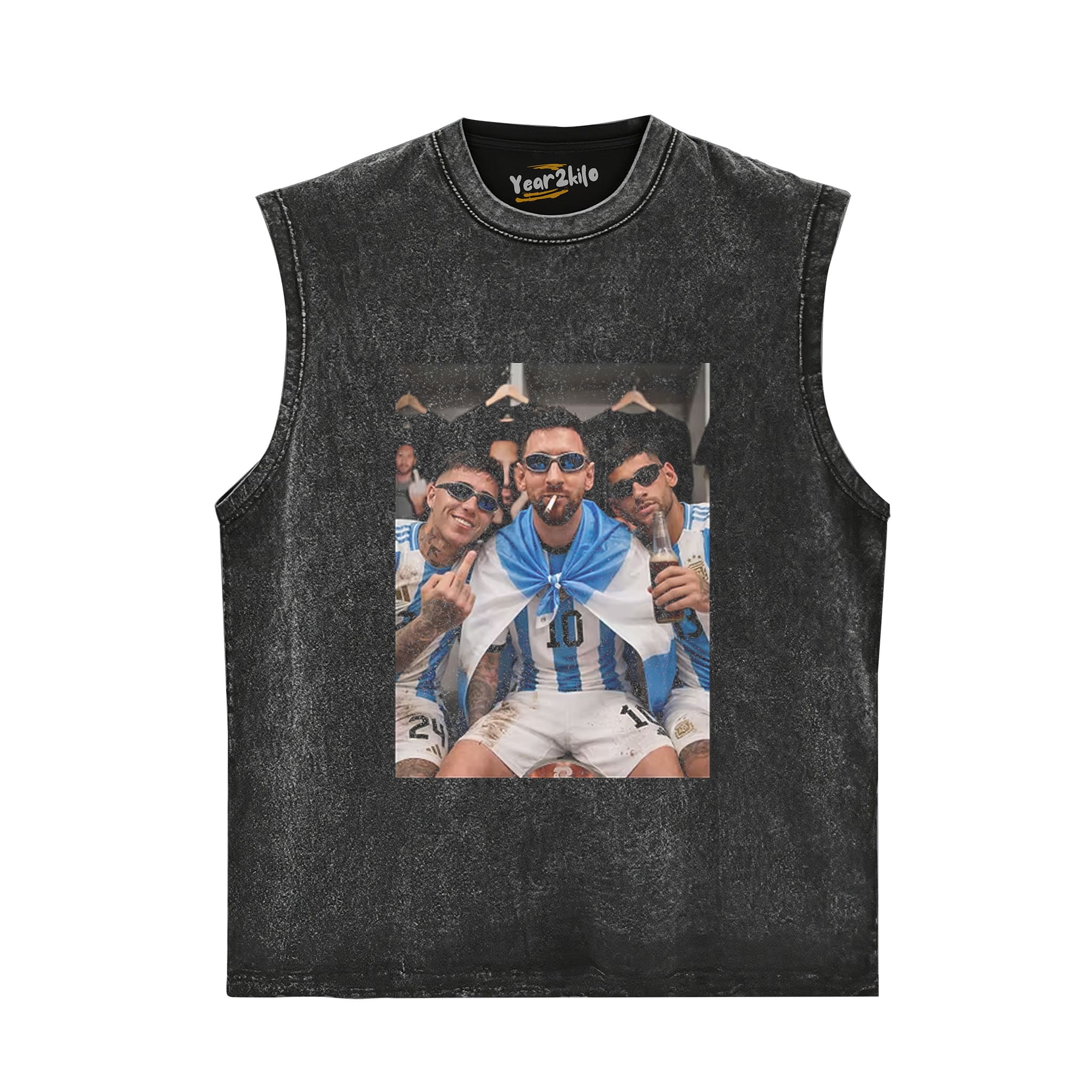 ARGENTINA MESSI ENZO FUNNY VINTAGE V3 TANK TOP & TEE & LONG SLEEVE & LAYERED LS & HOODIE