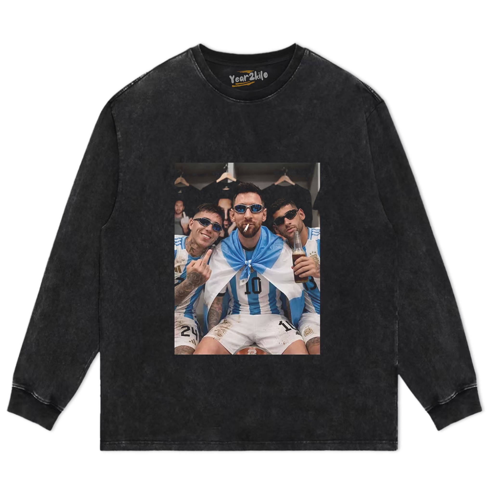 ARGENTINA MESSI ENZO FUNNY VINTAGE V3 TANK TOP & TEE & LONG SLEEVE & LAYERED LS & HOODIE