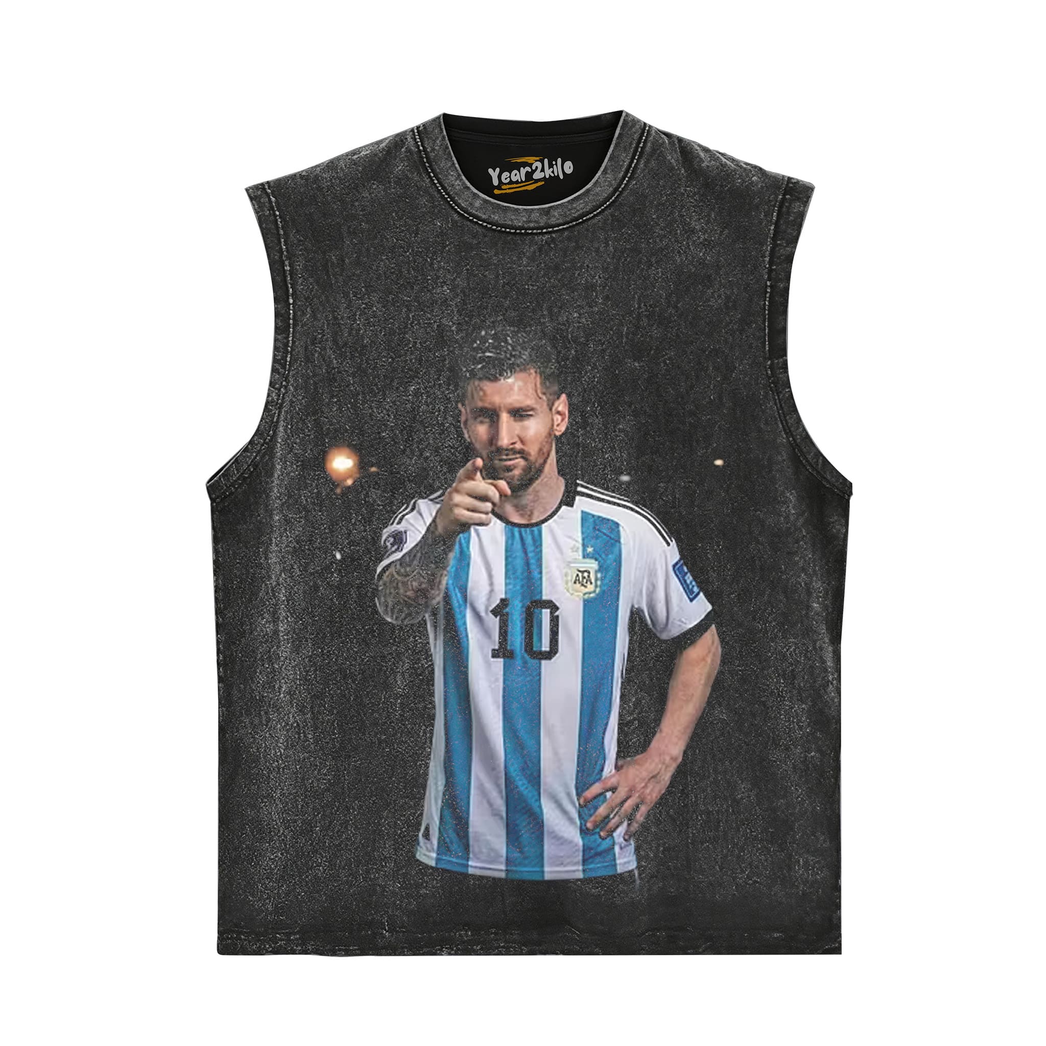 ARGENTINA MESSI FUNNY VINTAGE TANK TOP & TEE & LONG SLEEVE & LAYERED LS & HOODIE