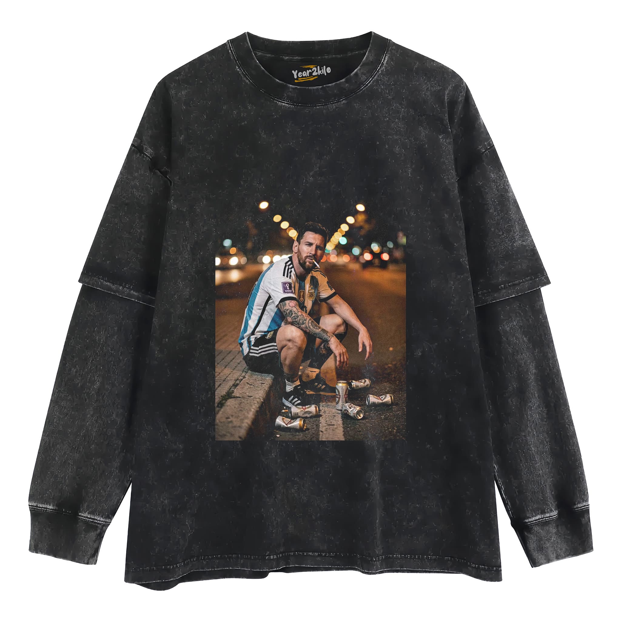 ARGENTINA MESSI FUNNY VINTAGE VI TANK TOP & TEE & LONG SLEEVE & LAYERED LS & HOODIE