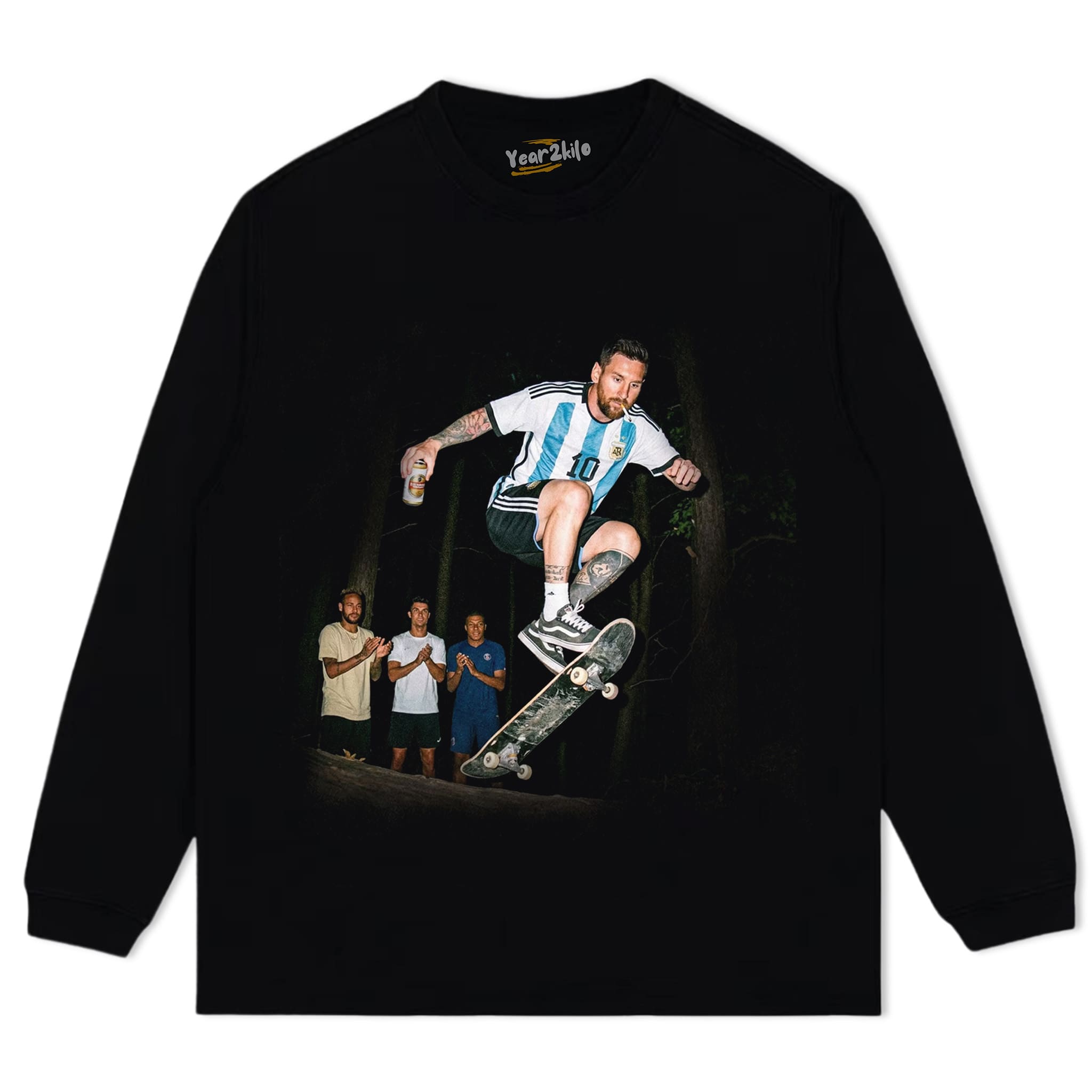 ARGENTINA MESSI FUNNY VINTAGE  V2 TANK TOP & TEE & LONG SLEEVE & LAYERED LS & HOODIE