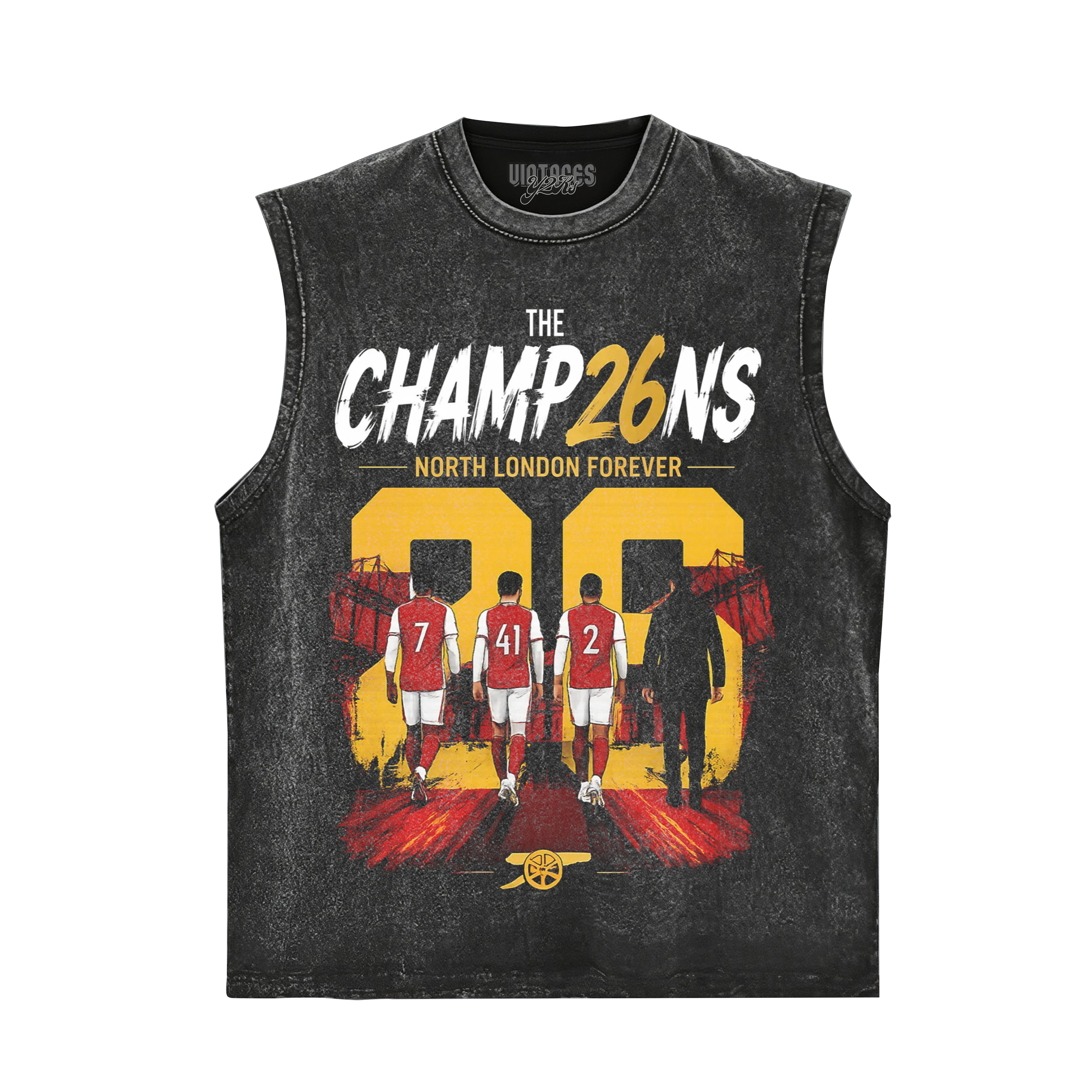 ARSENAL CHAMPIONS TANK TOP & TEE & LONG SLEEVE & LAYERED LS & HOODIE