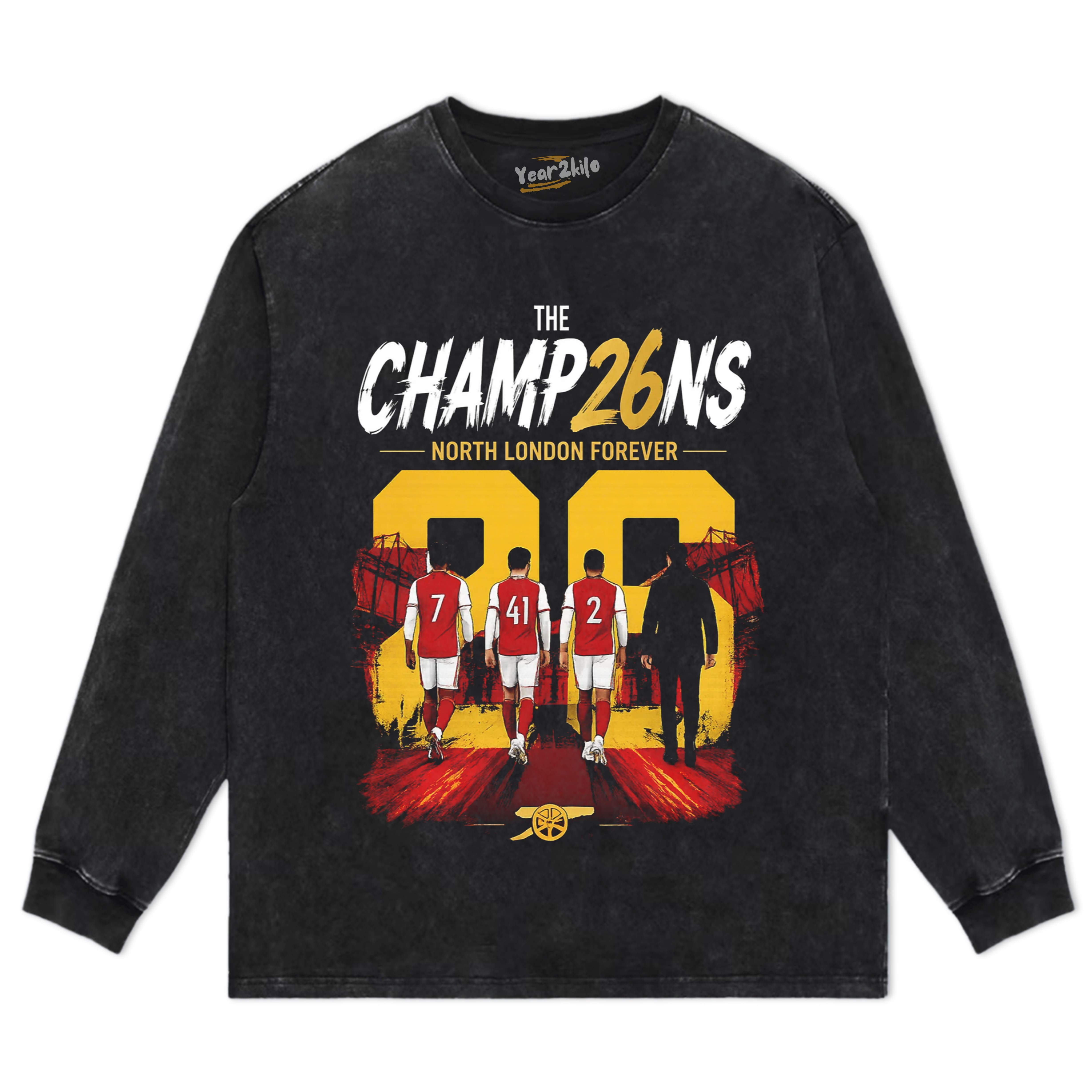ARSENAL CHAMPIONS TANK TOP & TEE & LONG SLEEVE & LAYERED LS & HOODIE