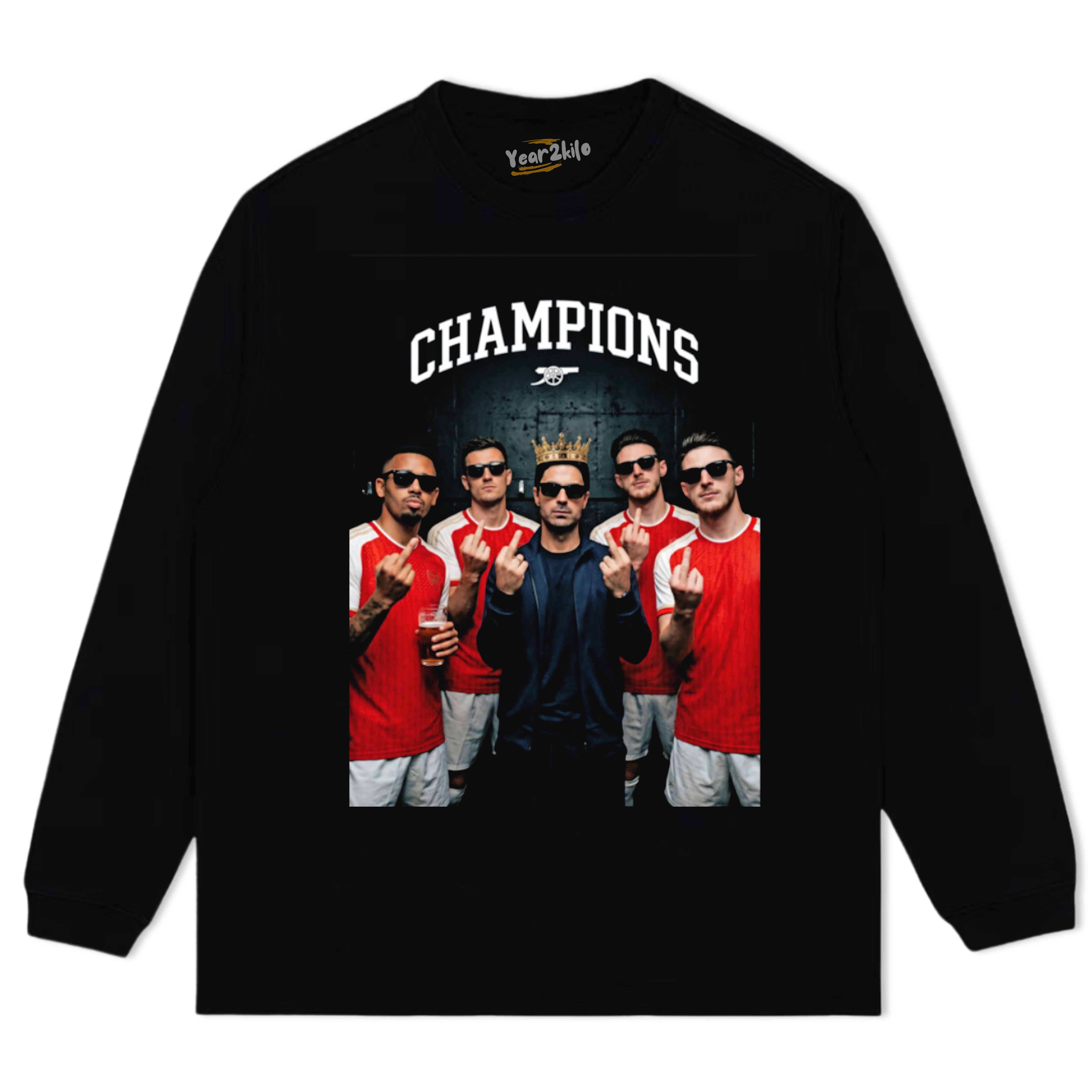 ARSENAL CHAMPIONS V3 TANK TOP & TEE & LONG SLEEVE & LAYERED LS & HOODIE