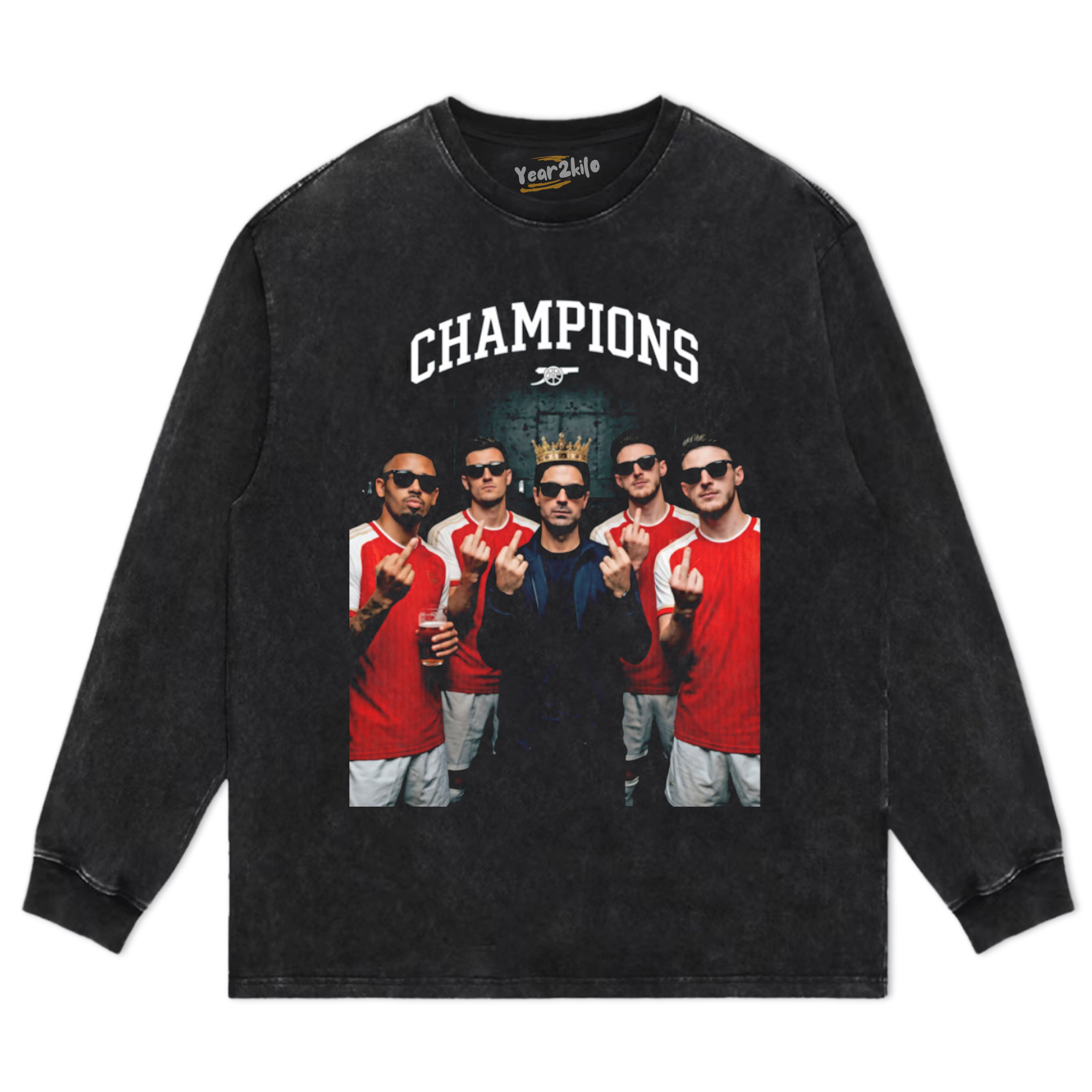 ARSENAL CHAMPIONS V3 TANK TOP & TEE & LONG SLEEVE & LAYERED LS & HOODIE