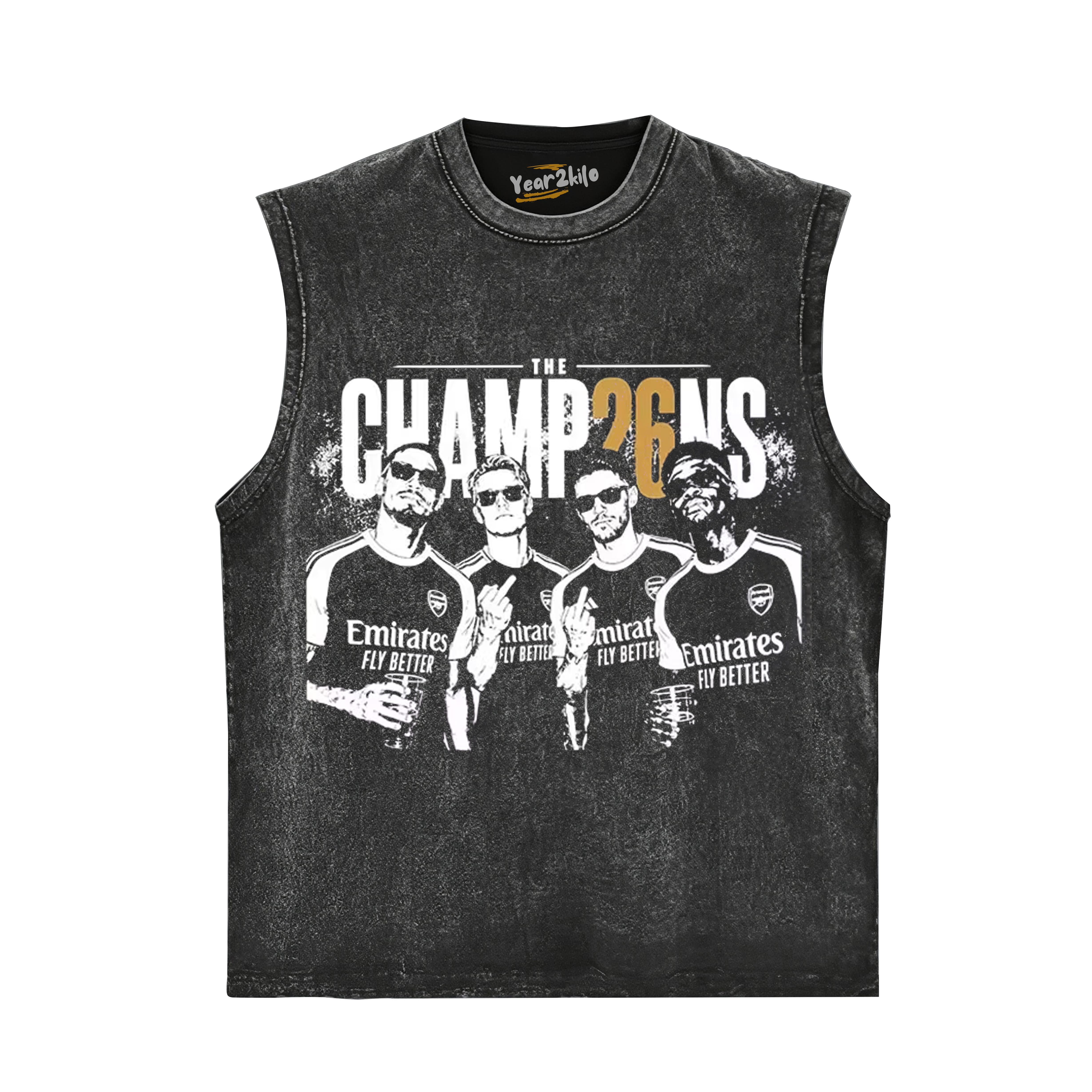 ARSENAL CHAMPIONS V5 TANK TOP & TEE & LONG SLEEVE & LAYERED LS & HOODIE
