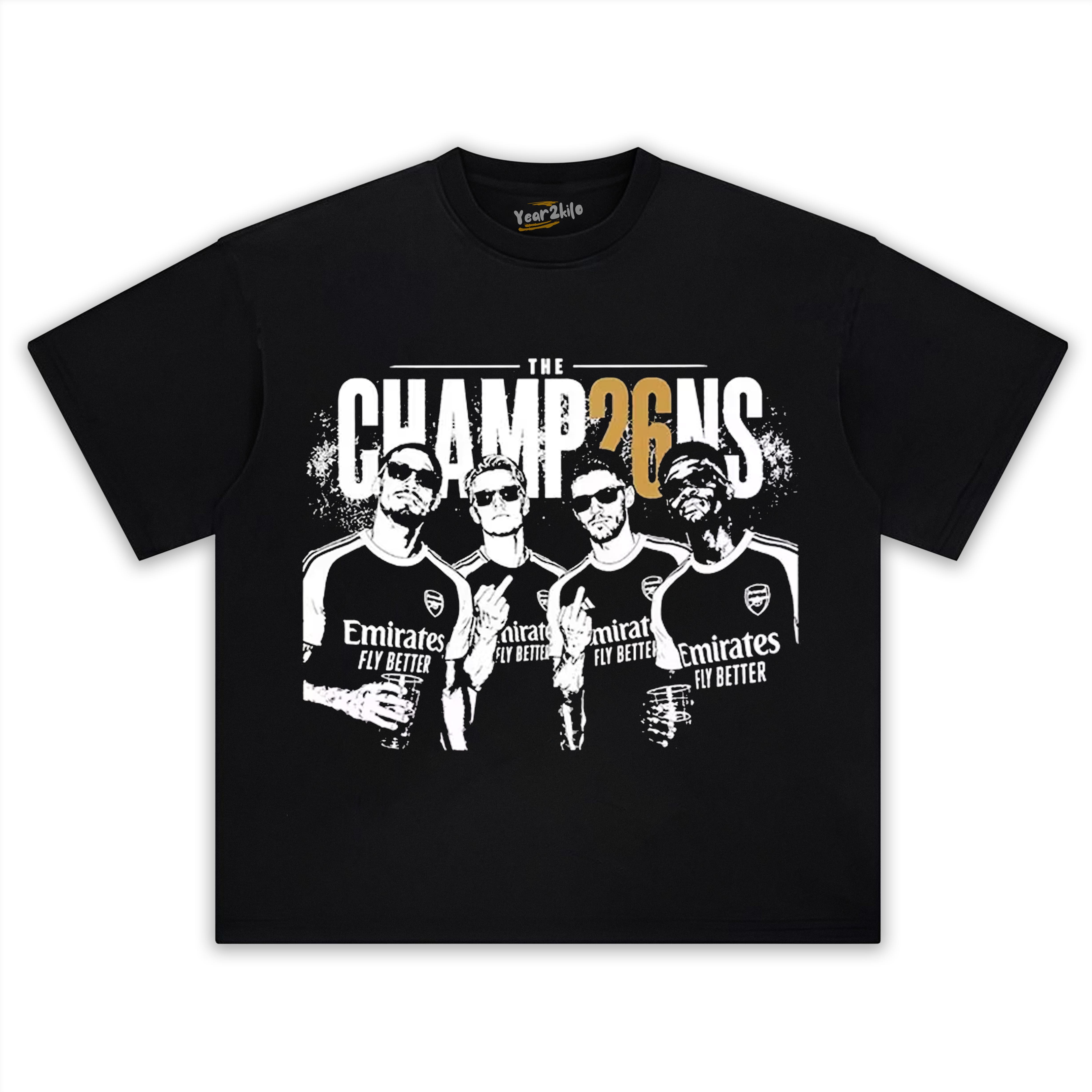ARSENAL CHAMPIONS V5 TANK TOP & TEE & LONG SLEEVE & LAYERED LS & HOODIE