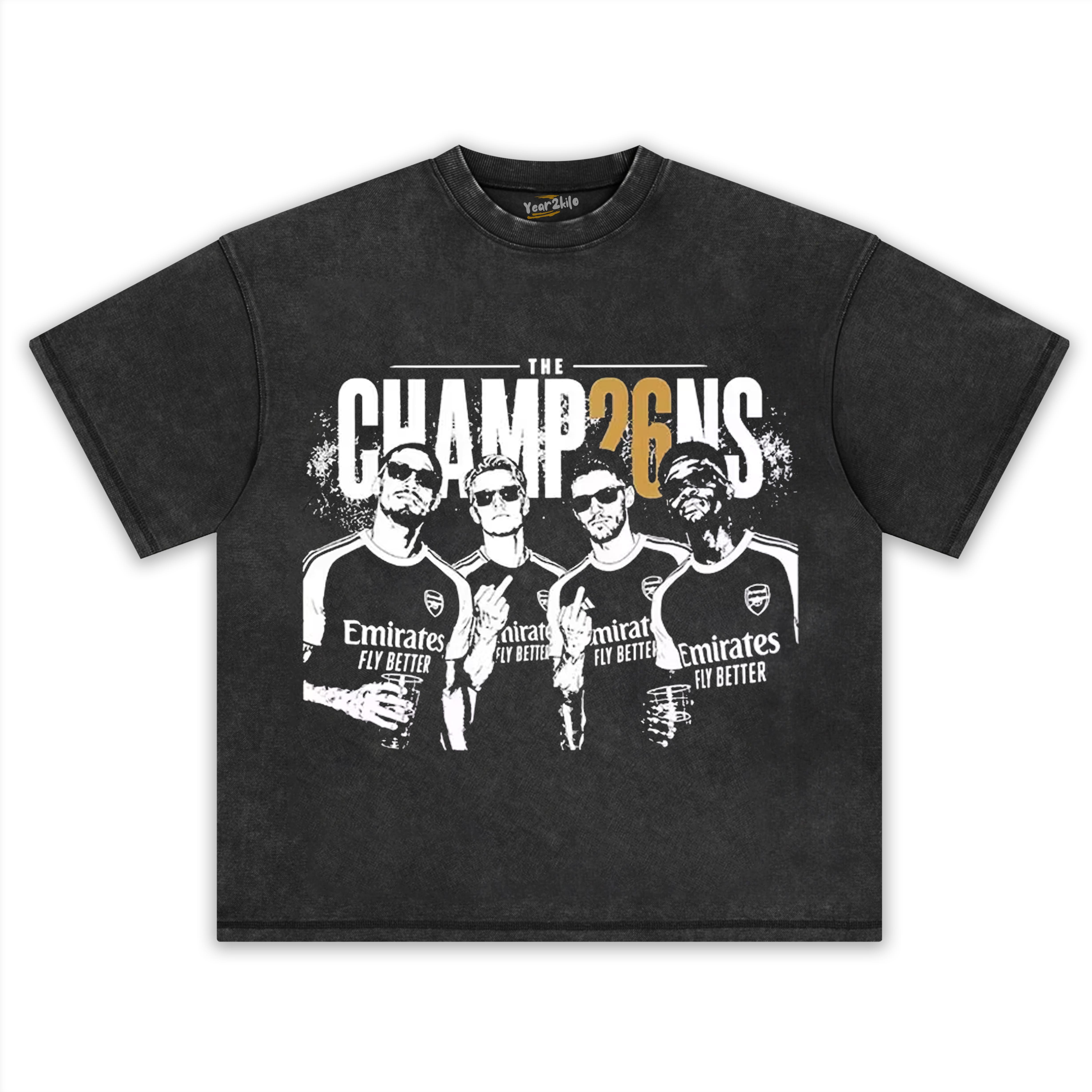 ARSENAL CHAMPIONS V5 TANK TOP & TEE & LONG SLEEVE & LAYERED LS & HOODIE