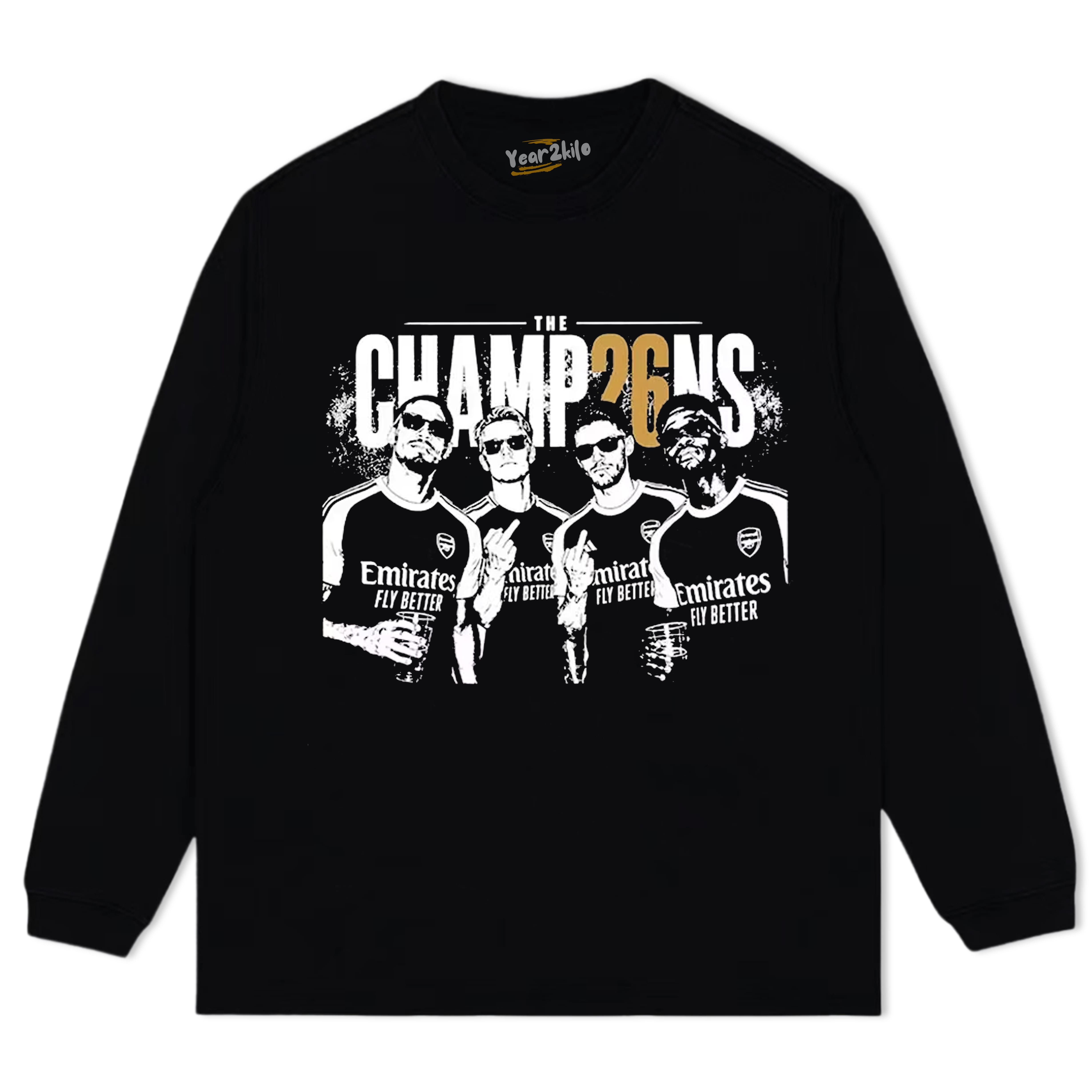 ARSENAL CHAMPIONS V5 TANK TOP & TEE & LONG SLEEVE & LAYERED LS & HOODIE