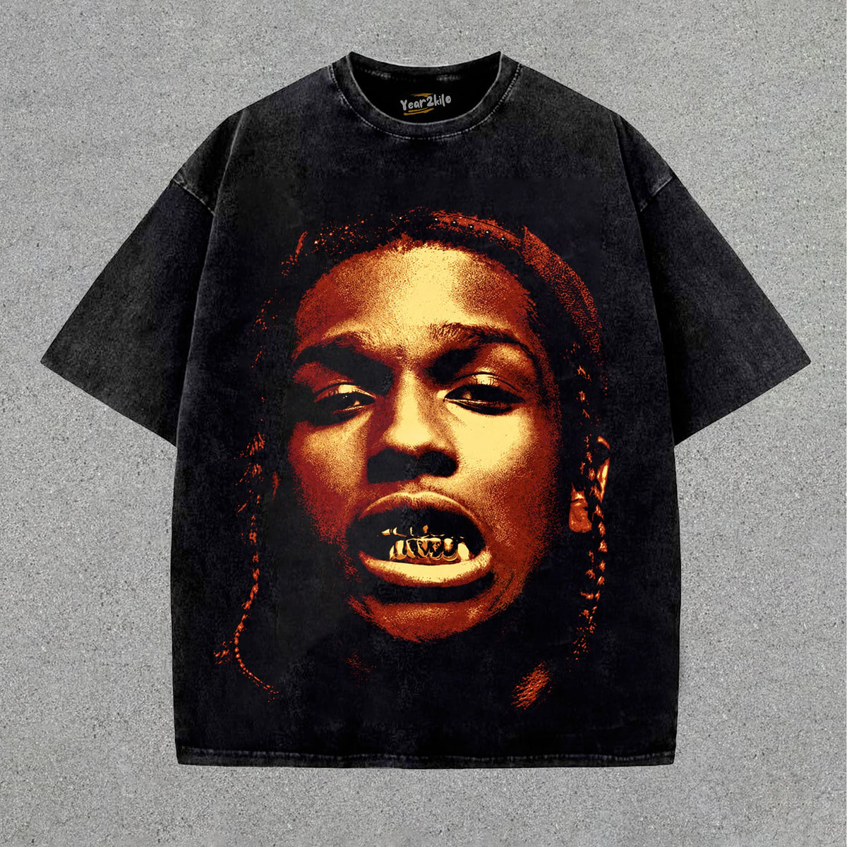 ASAP ROCKY FACE TANK TOP & TEE & LONG SLEEVE & LAYERED LS & HOODIE