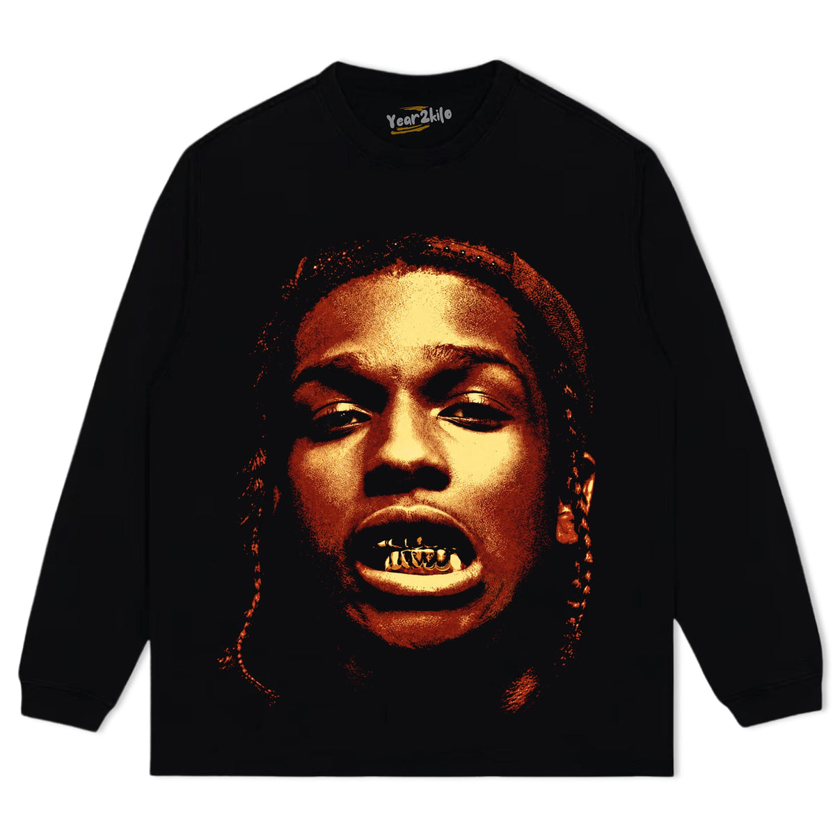 ASAP ROCKY FACE TANK TOP & TEE & LONG SLEEVE & LAYERED LS & HOODIE