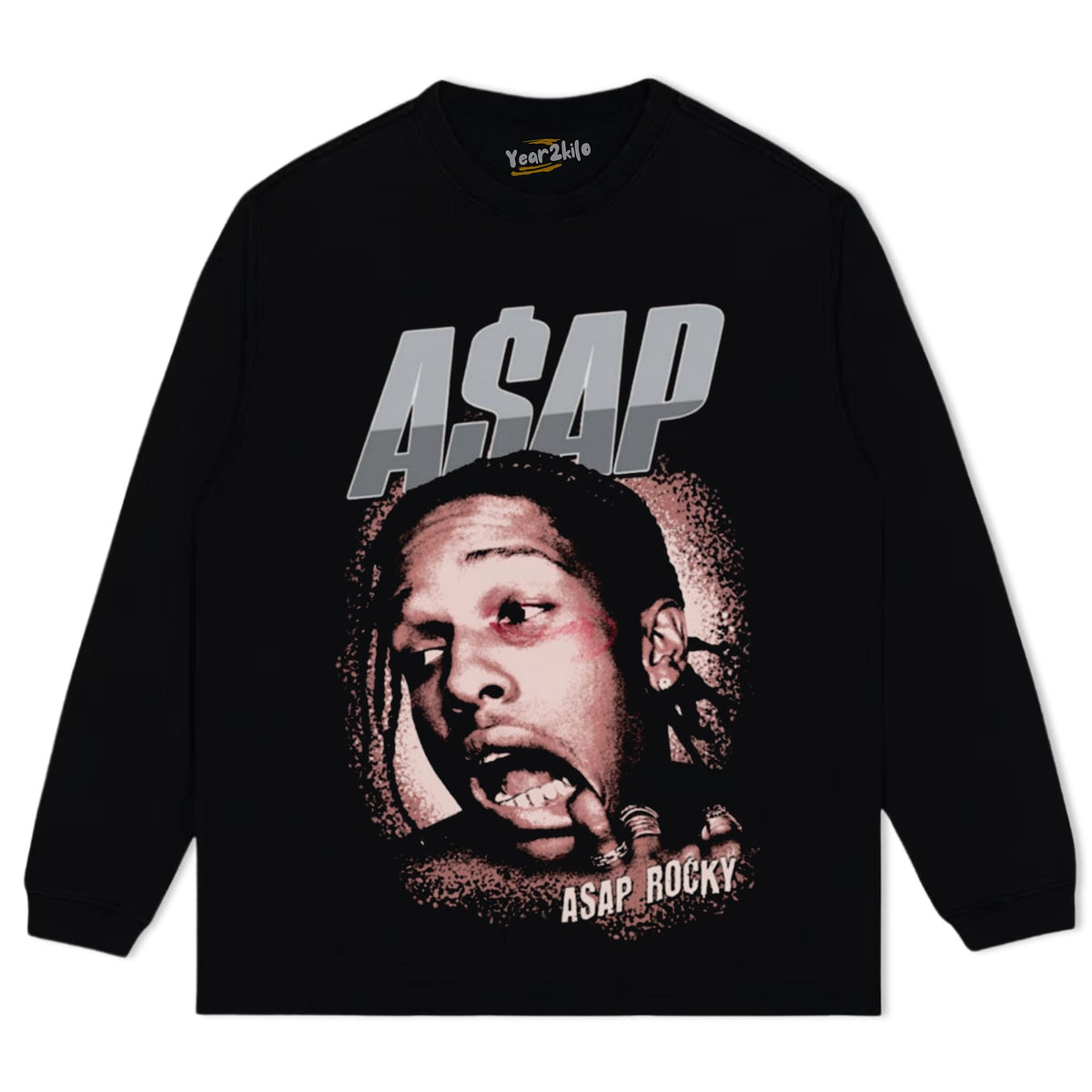 ASAP ROCKY VINTAGE BOOTLEG RAP TANK TOP & TEE & LONG SLEEVE & LAYERED LS & HOODIE