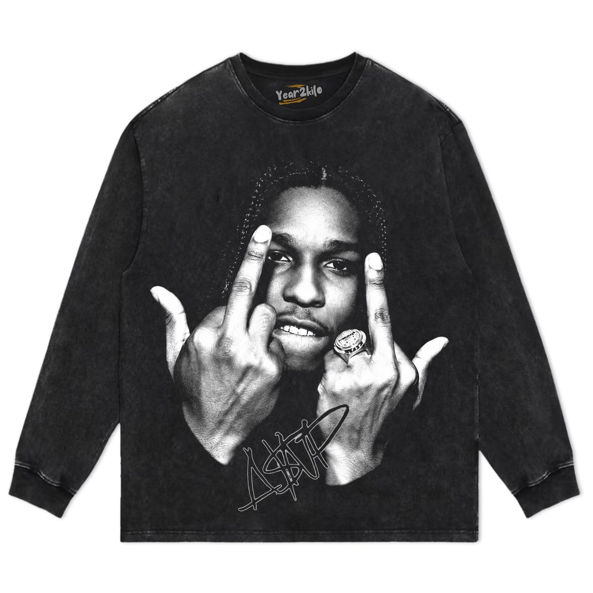 ASAP ROCKY VINTAGE V4 TANK TOP & TEE & LONG SLEEVE & LAYERED LS & HOODIE