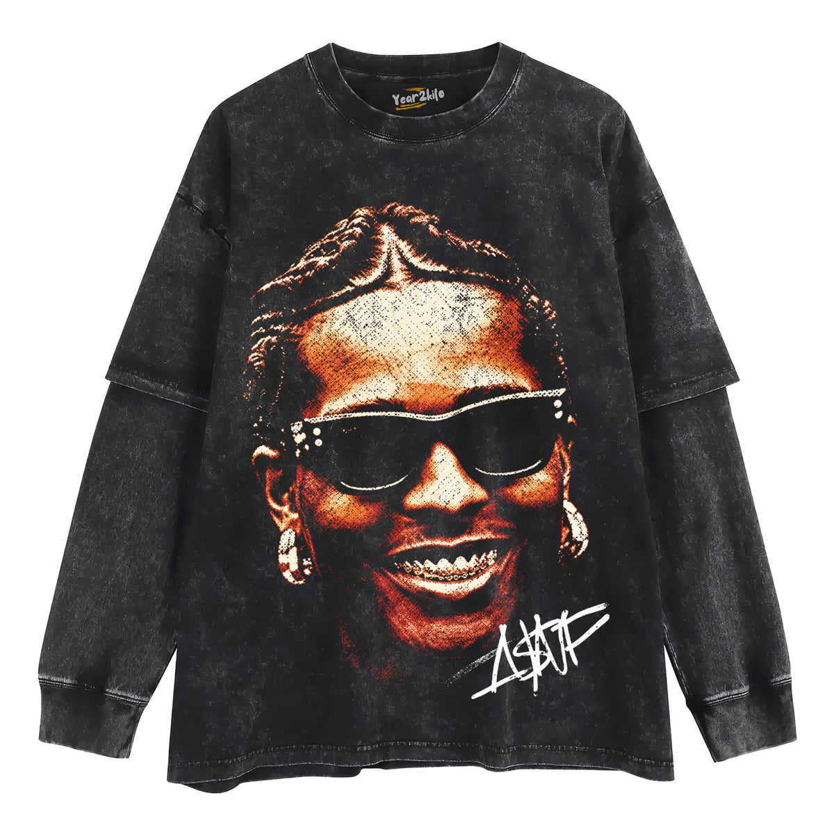 ASAP ROCKY VINTAGE V6 TANK TOP & TEE & LONG SLEEVE & LAYERED LS & HOODIE