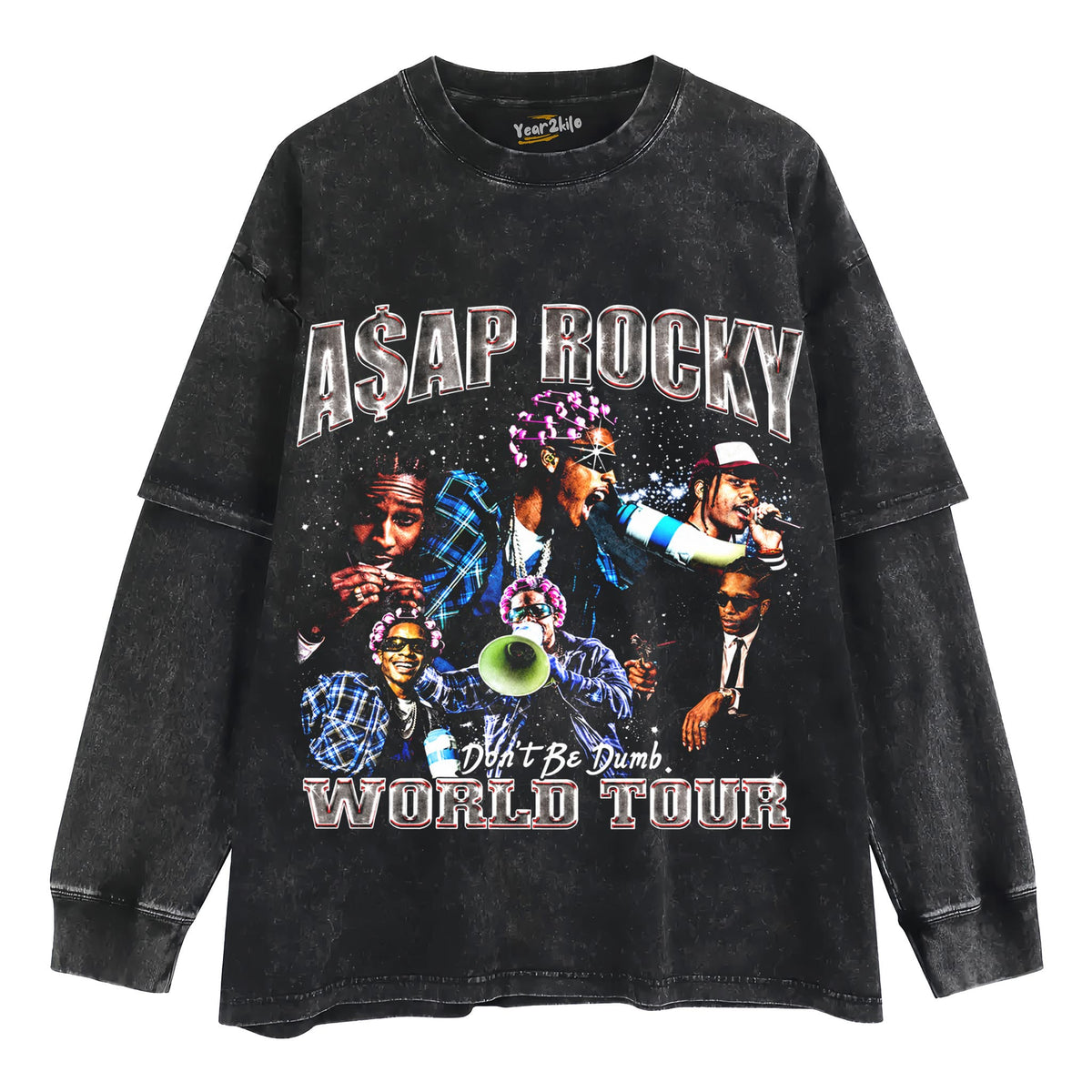 ASAP ROCKY WORLD TOUR TANK TOP & TEE & LONG SLEEVE & LAYERED LS & HOODIE