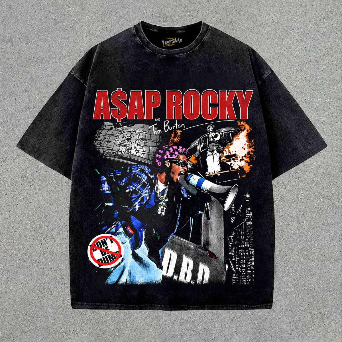 ASAP ROCKY & TIM BURTON TANK TOP & TEE & LONG SLEEVE & LAYERED LS & HOODIE