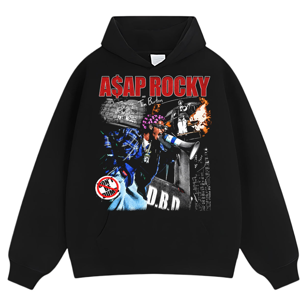 ASAP ROCKY & TIM BURTON TANK TOP & TEE & LONG SLEEVE & LAYERED LS & HOODIE