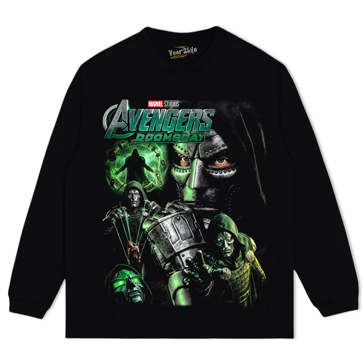 AVENGERS - DR DOOM TANK TOP & TEE & LONG SLEEVE & LAYERED LS & HOODIE
