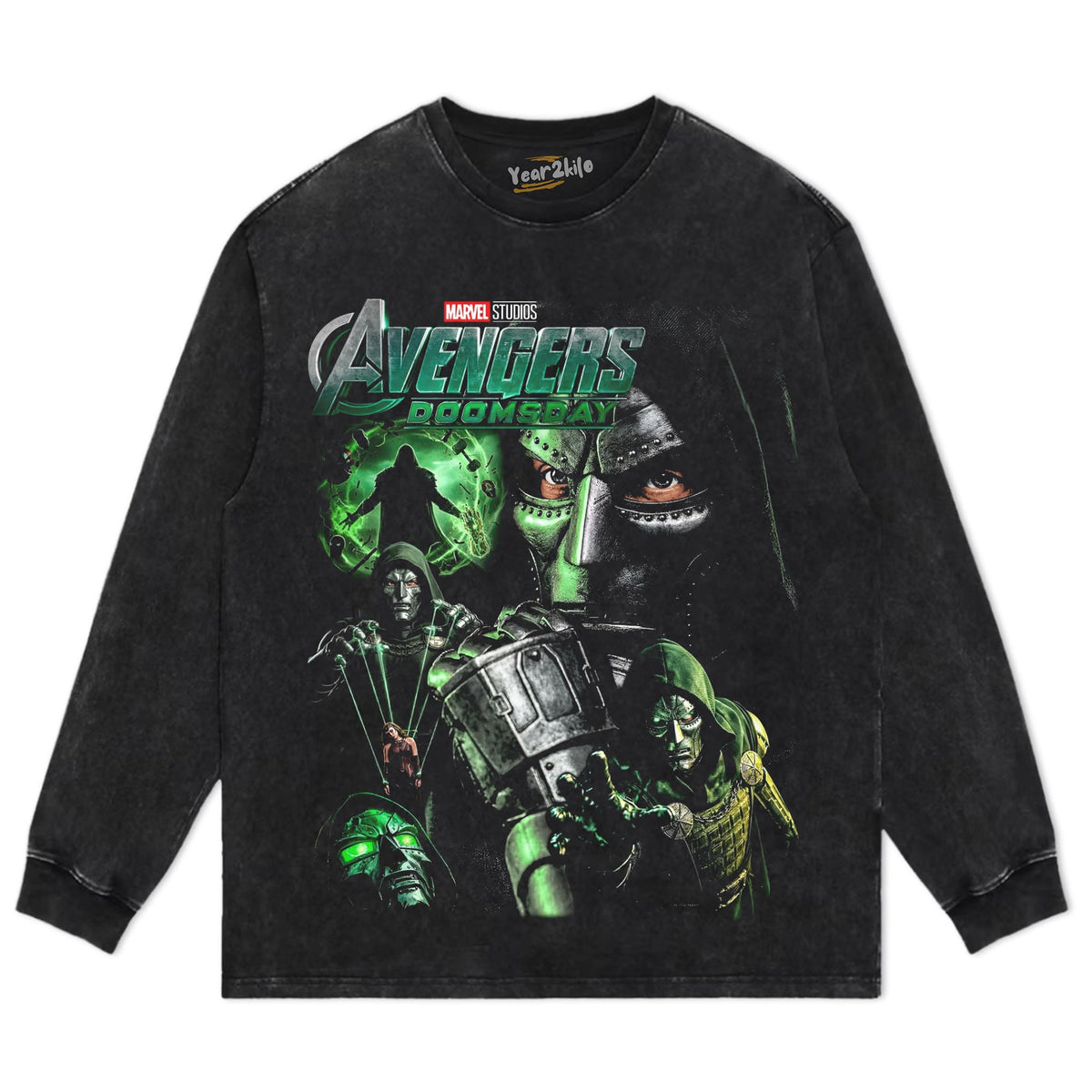 AVENGERS - DR DOOM TANK TOP & TEE & LONG SLEEVE & LAYERED LS & HOODIE
