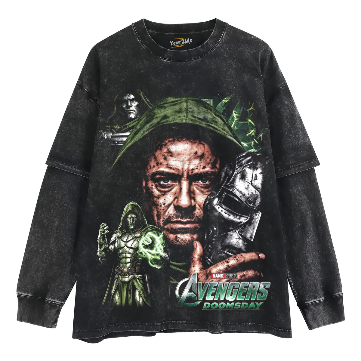 AVENGERS - DR DOOM V2 TANK TOP & TEE & LONG SLEEVE & LAYERED LS & HOODIE