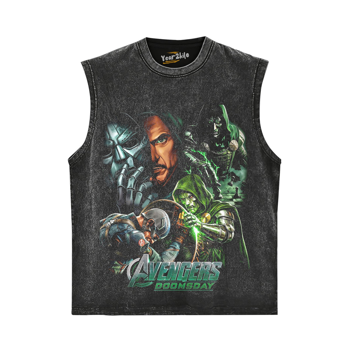 AVENGERS - DR DOOM V3 TANK TOP & TEE & LONG SLEEVE & LAYERED LS & HOODIE