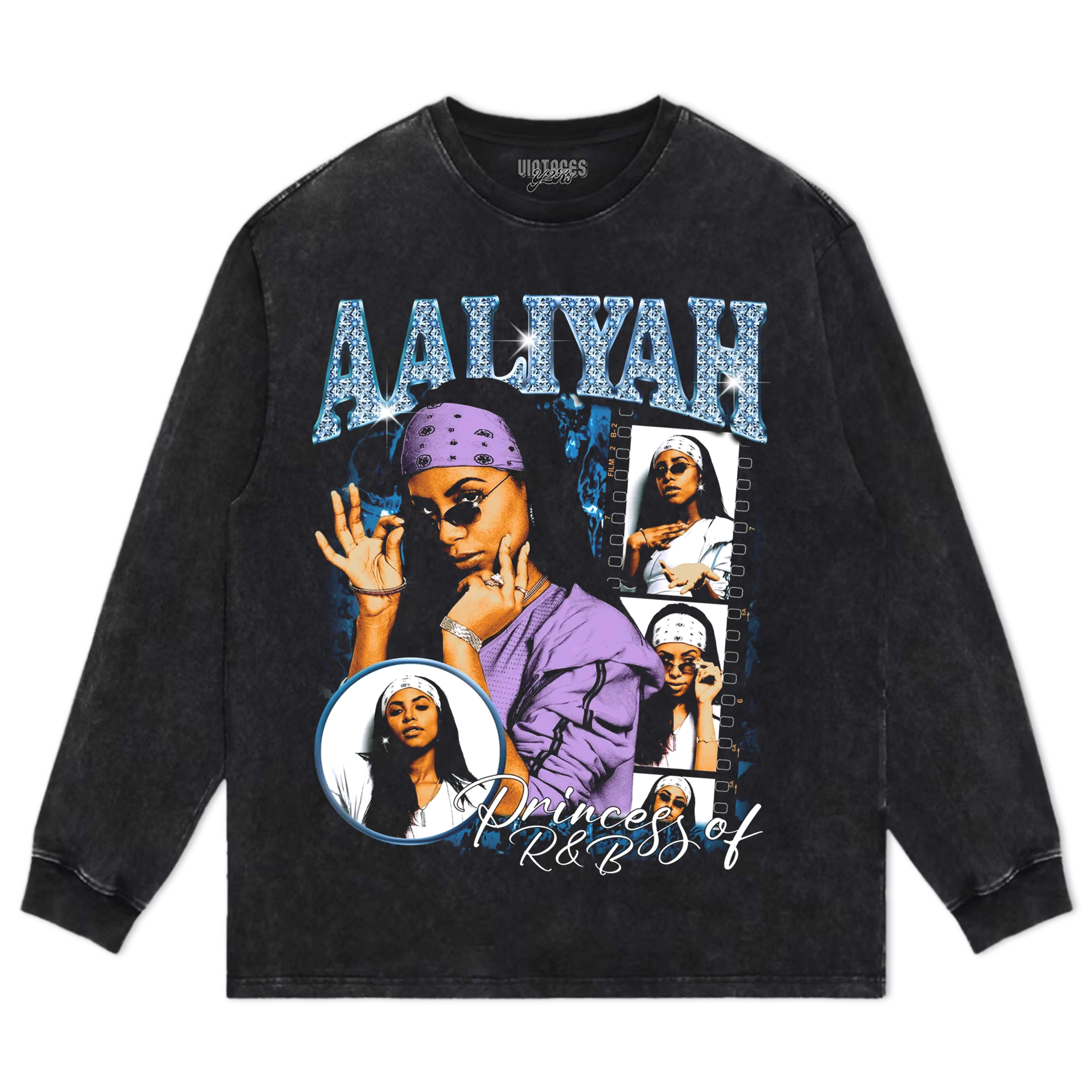 AALIYAH PRINCESS OF R&B TEE & LS & HOODIE
