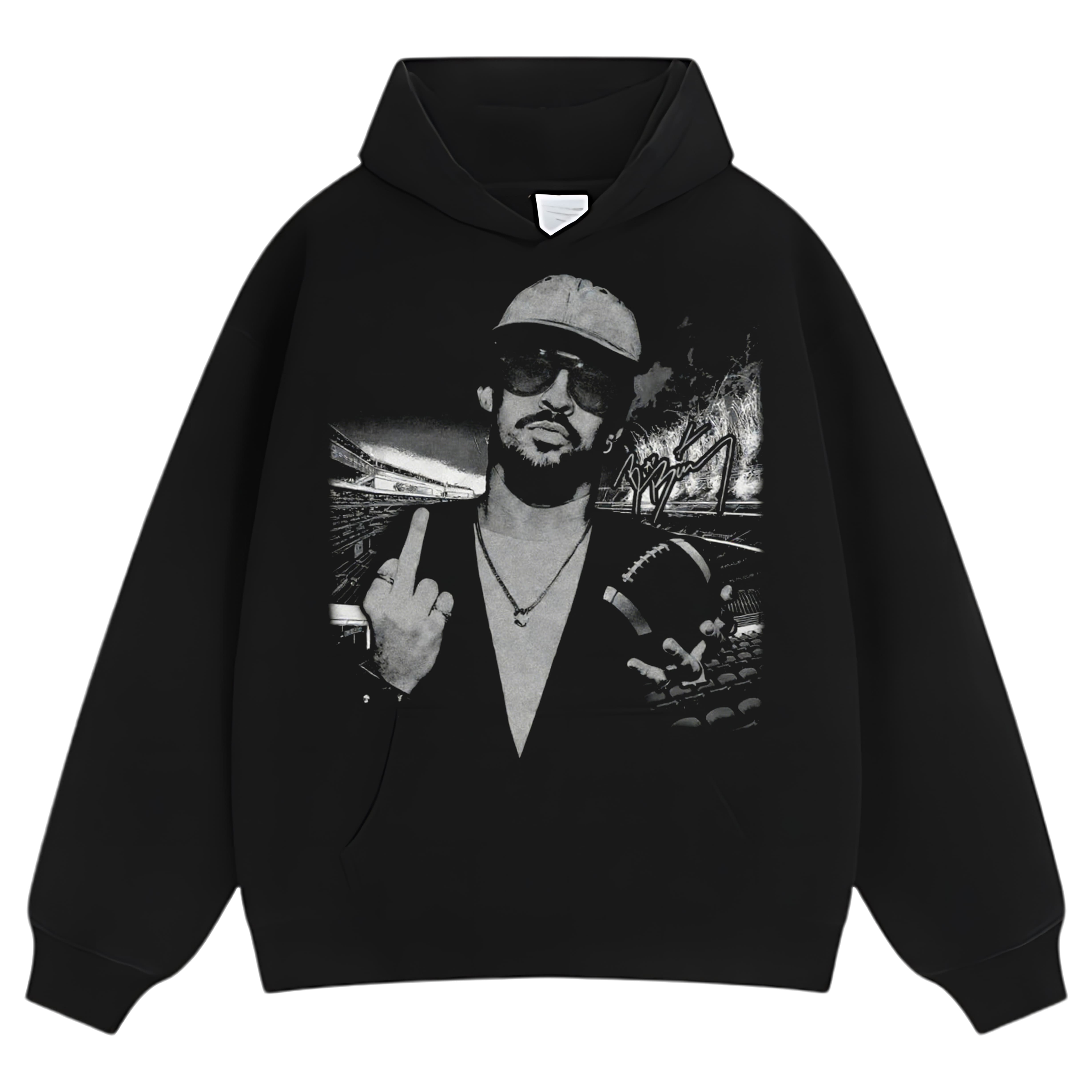 BAD BUNNY - MIDDLE-FINGER V2 TEE & LS & HOODIE