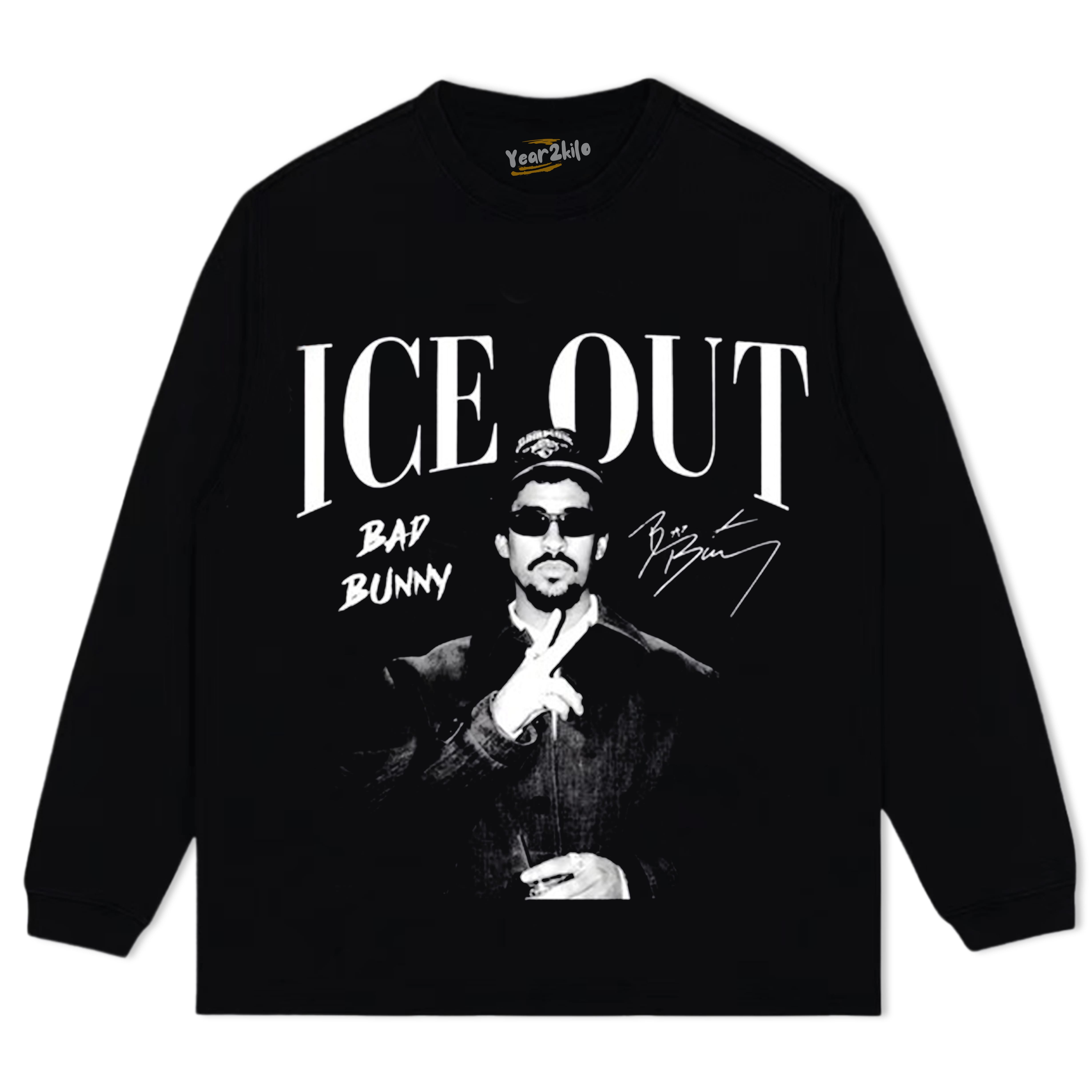 BAD BUNNY - ICE OUT TEE & LS & HOODIE
