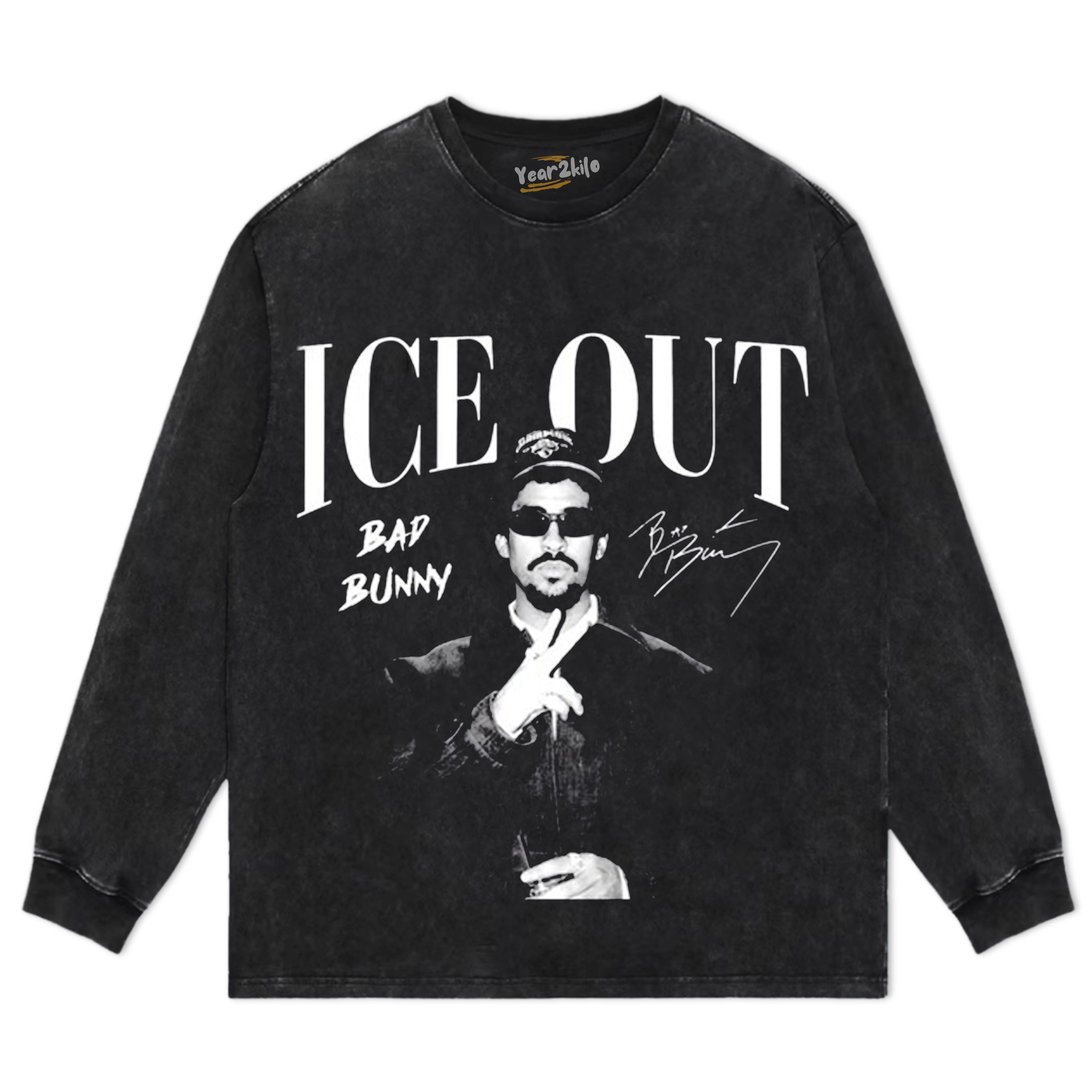 BAD BUNNY - ICE OUT TEE & LS & HOODIE
