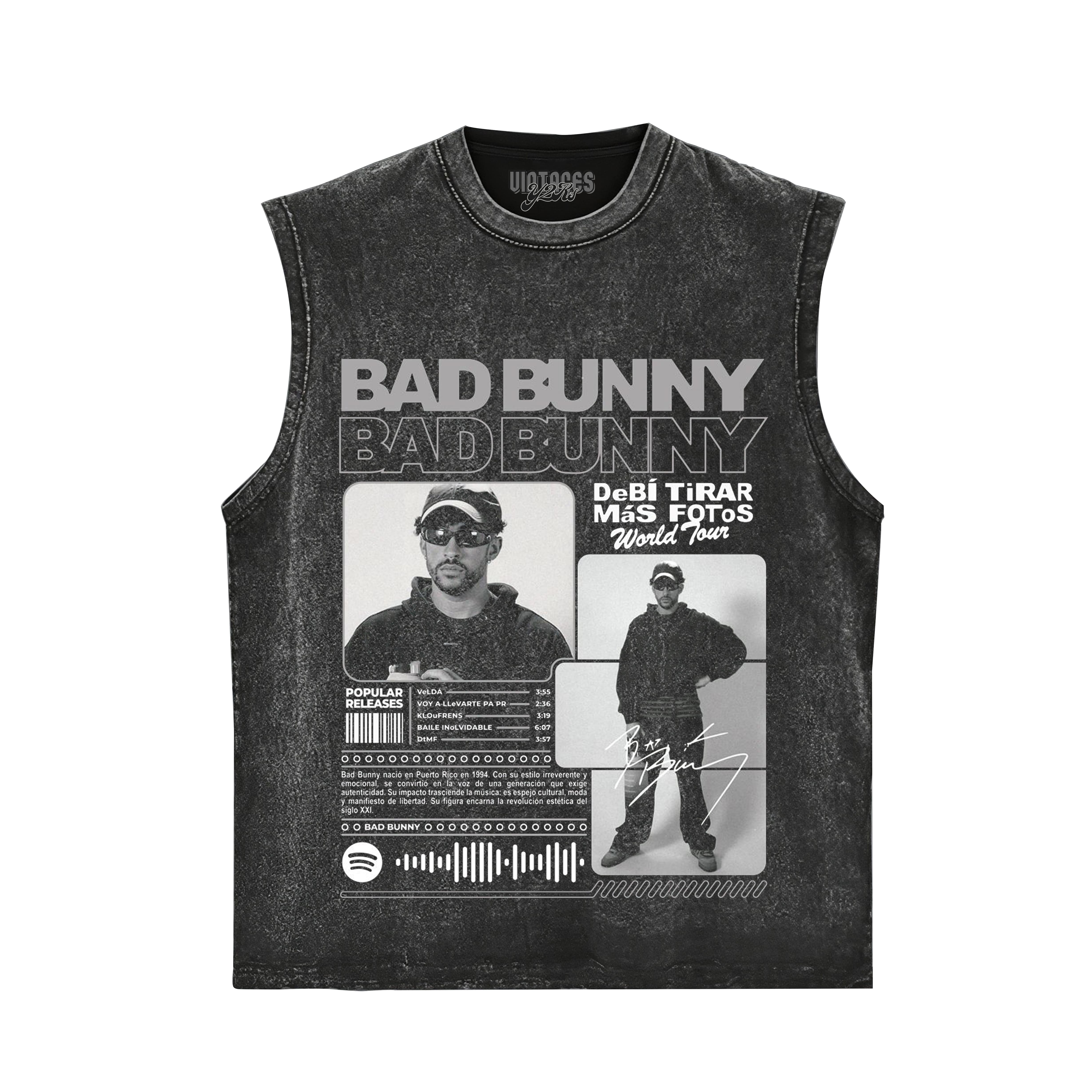BAD BUNNY 2026 DISEÑO DIGITAL TANK TOP