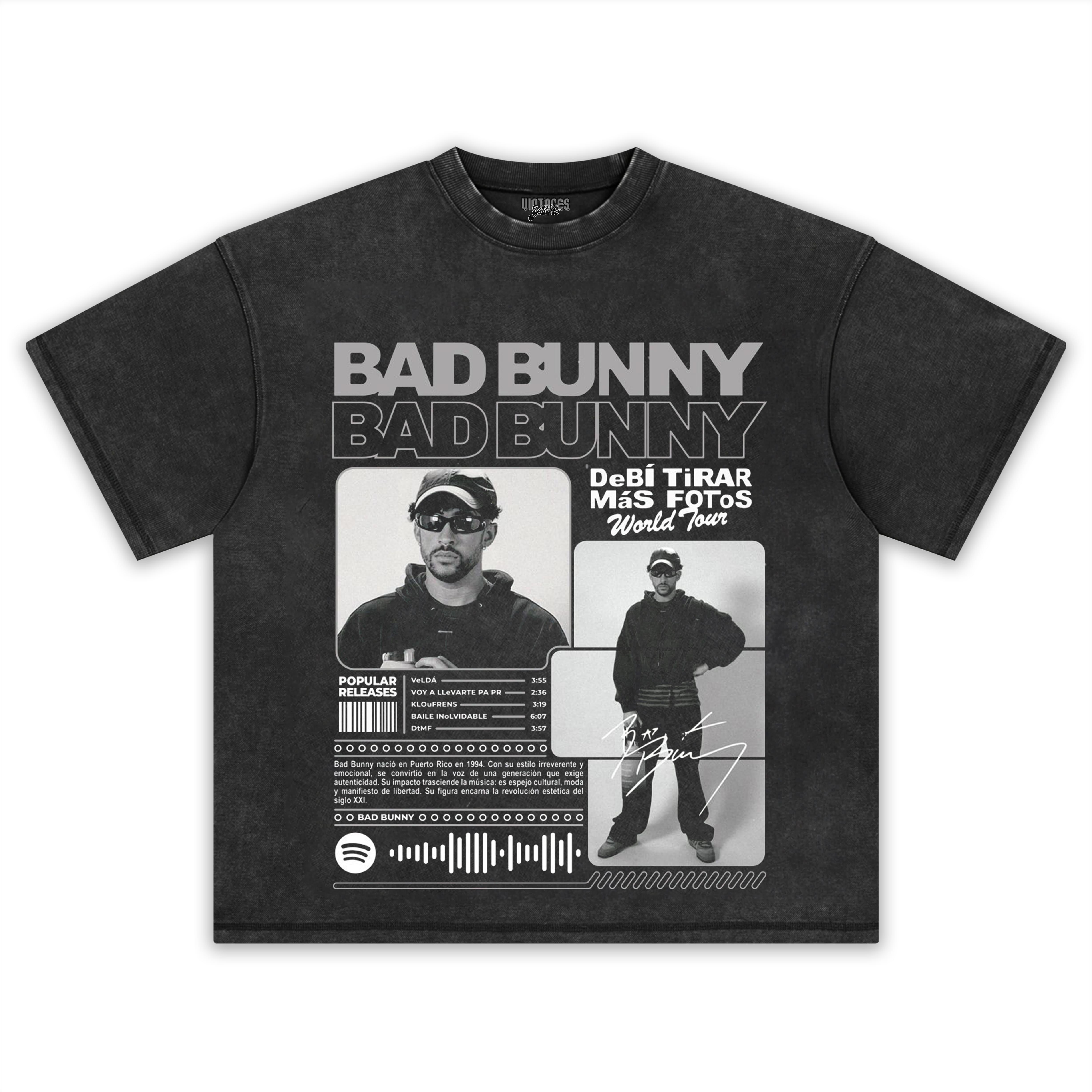 BAD BUNNY 2026 DISEÑO DIGITAL TEE & LS & HOODIE