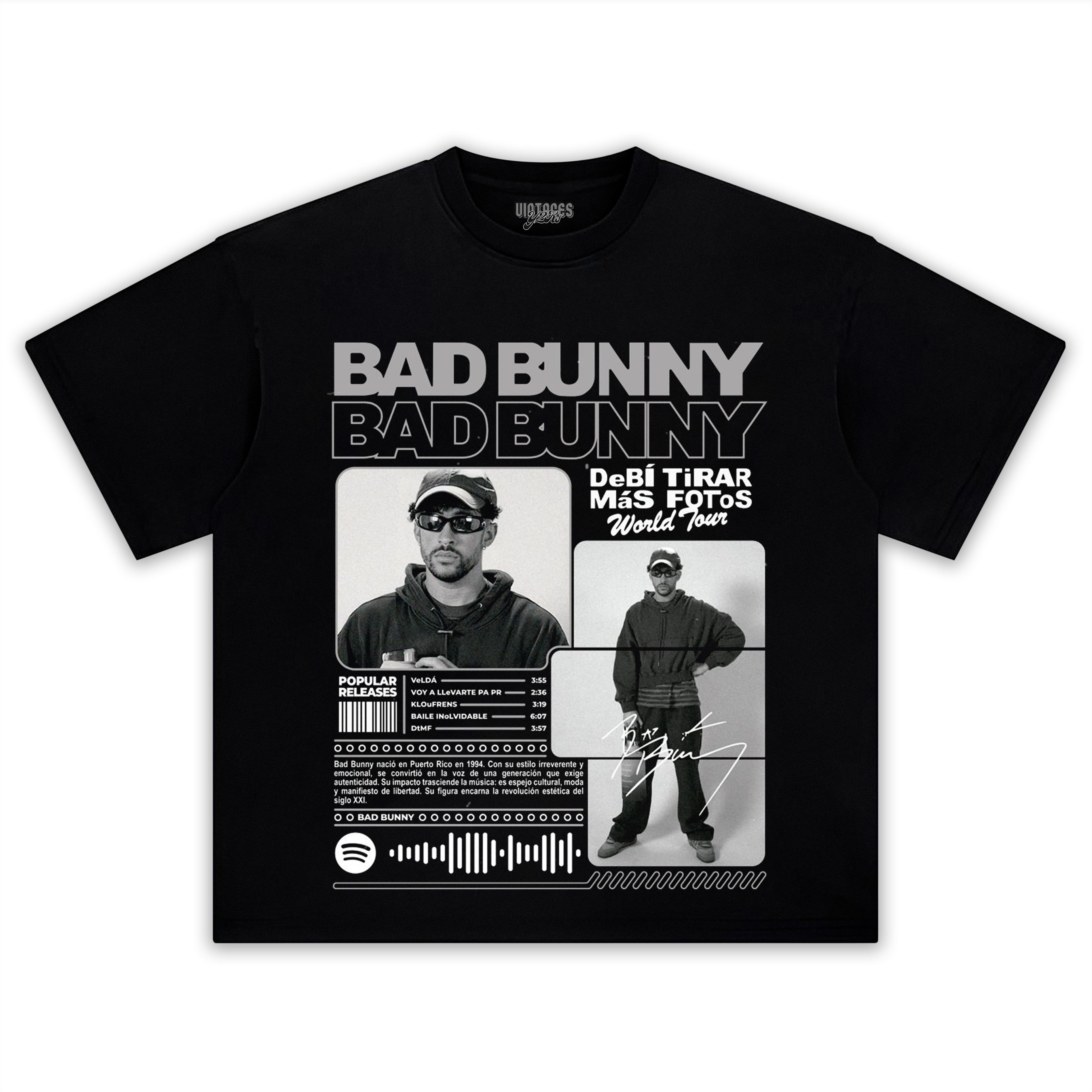 BAD BUNNY 2026 DISEÑO DIGITAL TEE & LS & HOODIE
