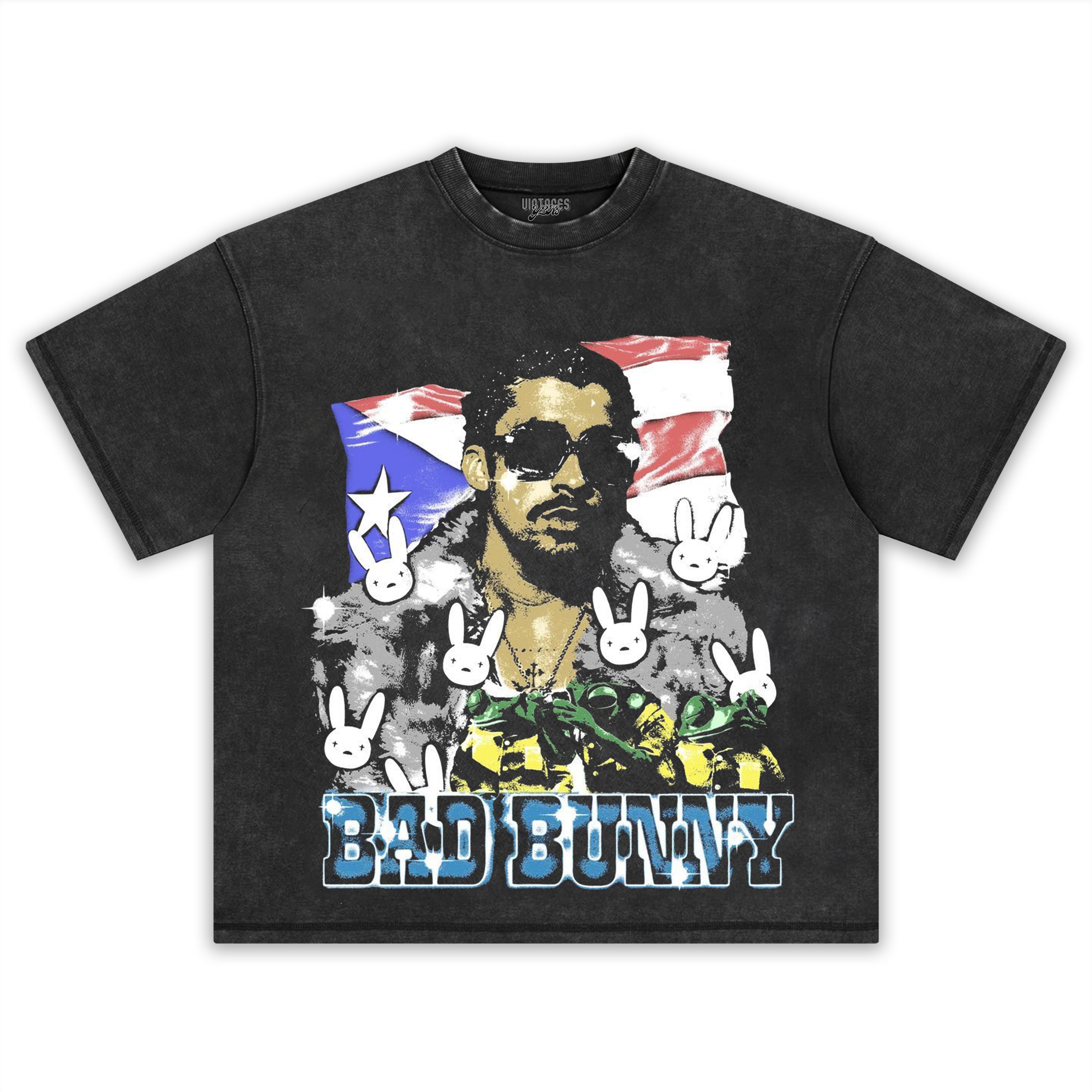 BAD BUNNY 2026 VINTAGE V2 TEE & LS & HOODIE