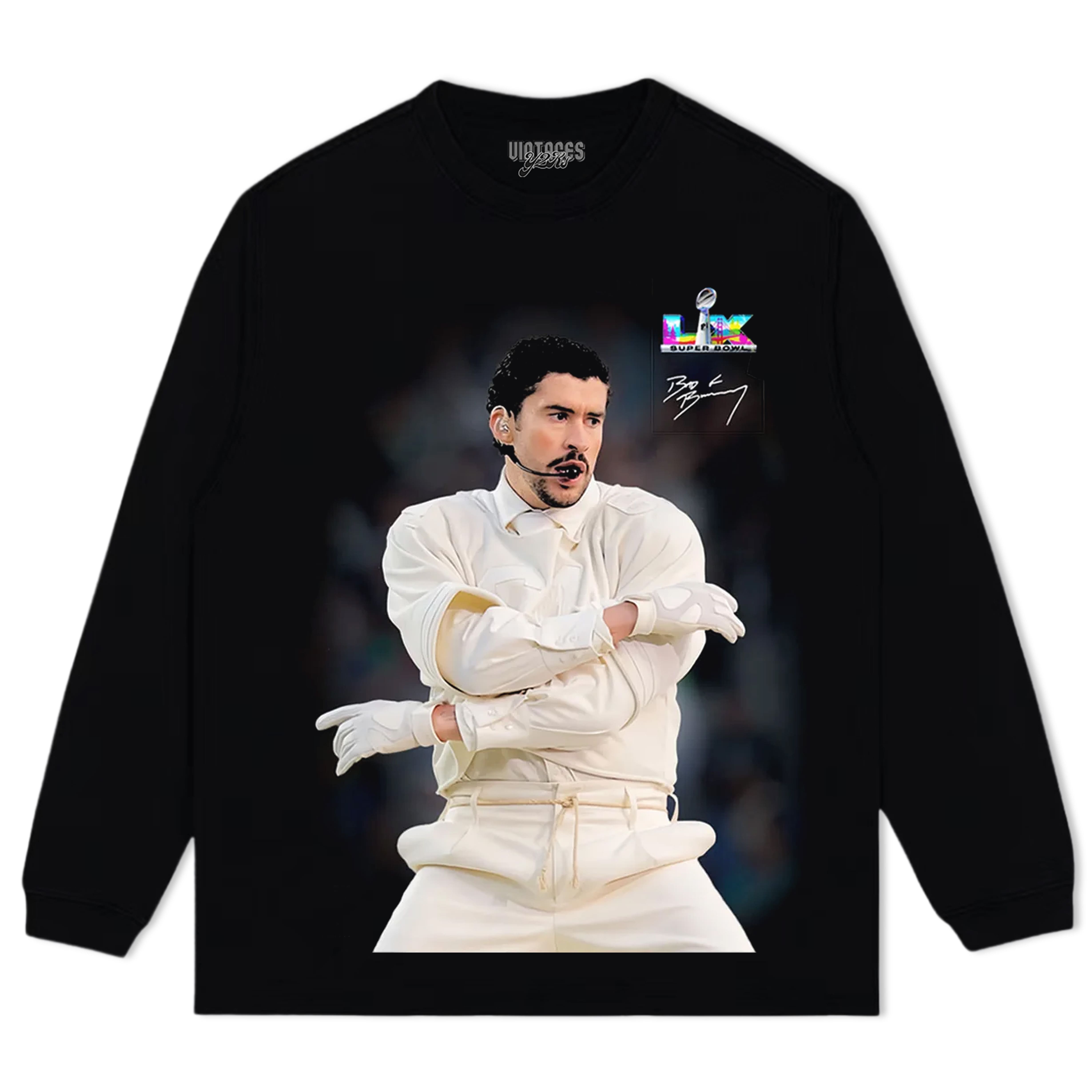 BAD BUNNY & SUPER BOWL 2026 V2 TEE & LS & HOODIE