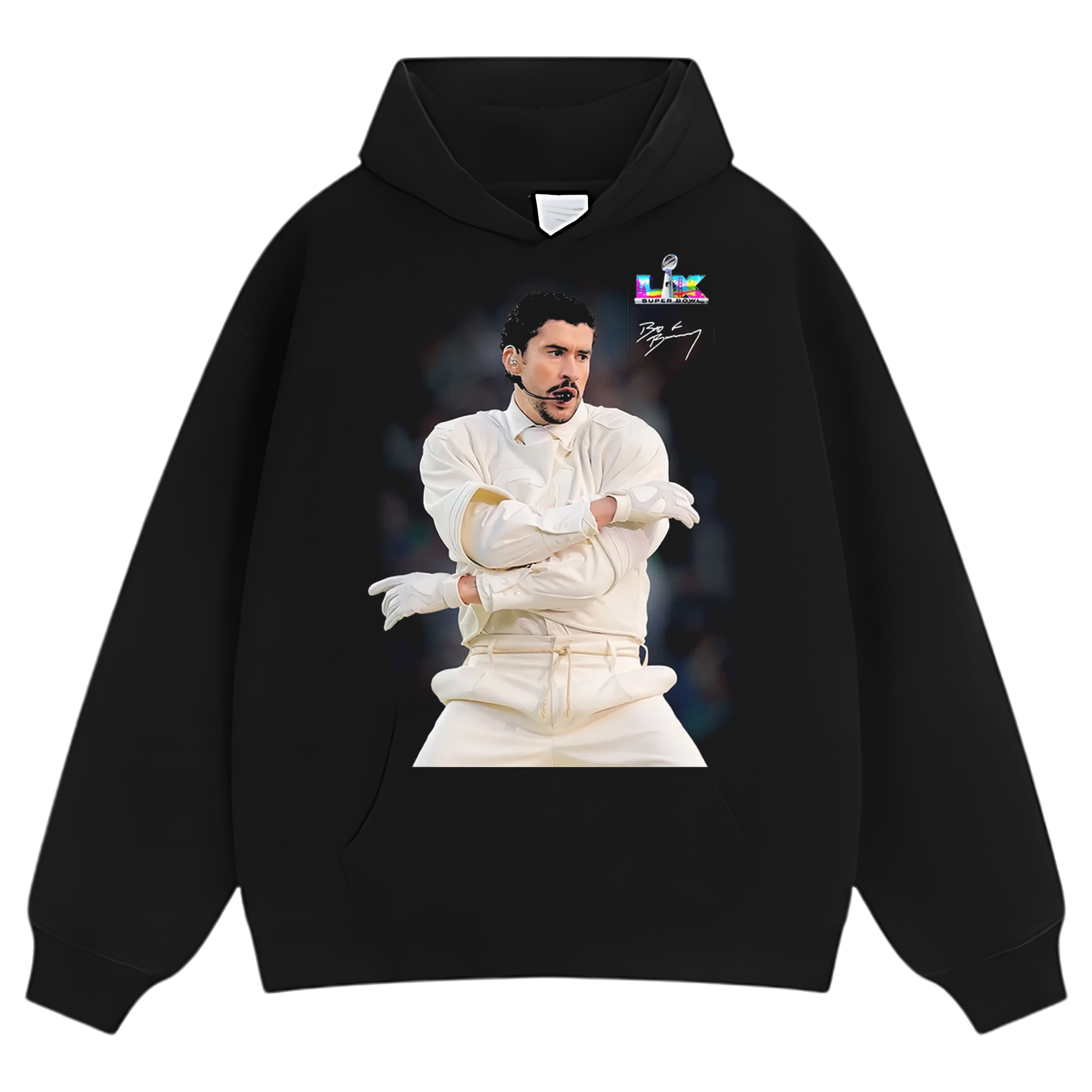 BAD BUNNY & SUPER BOWL 2026 V2 TEE & LS & HOODIE