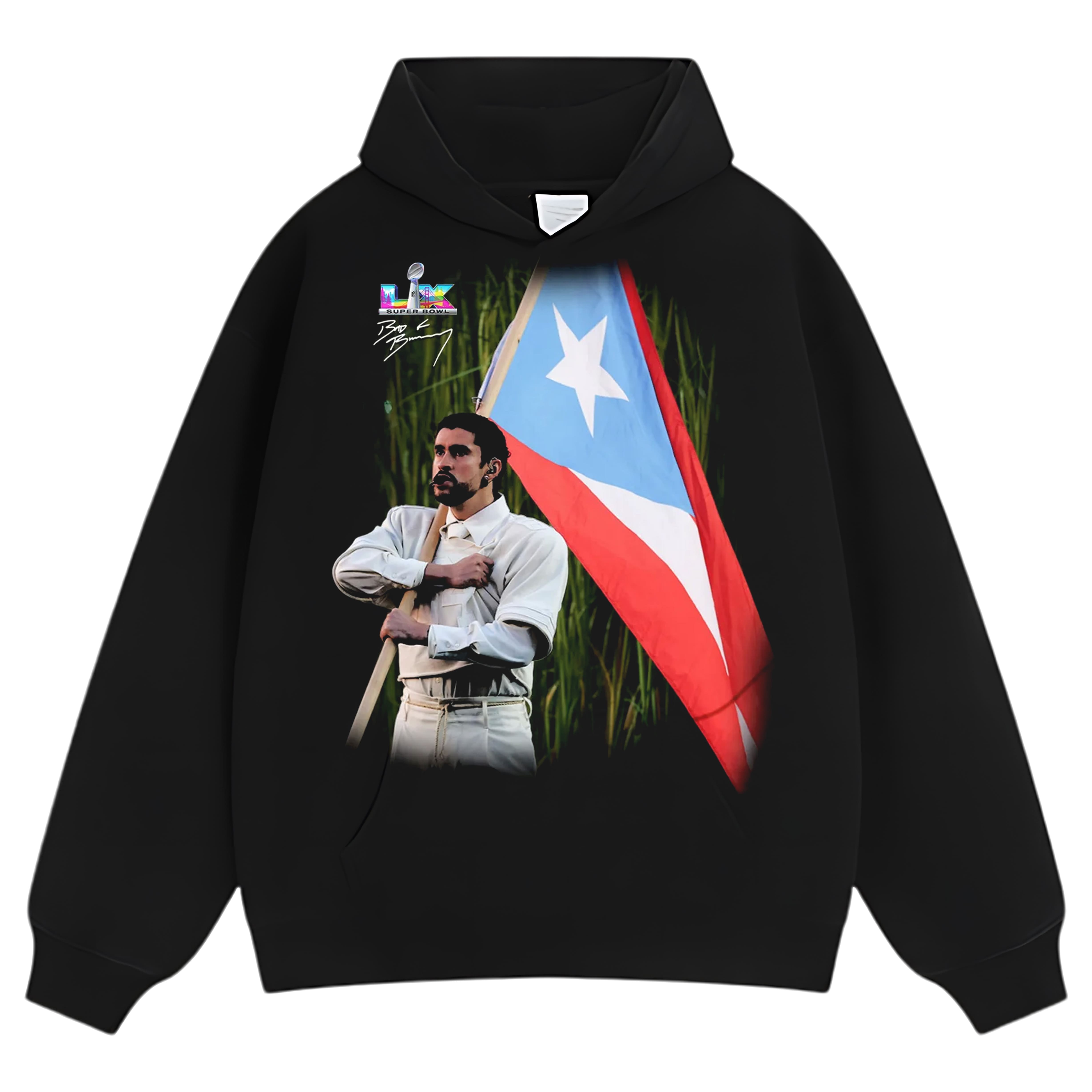 BAD BUNNY & SUPER BOWL 2026 V3 TEE & LS & HOODIE