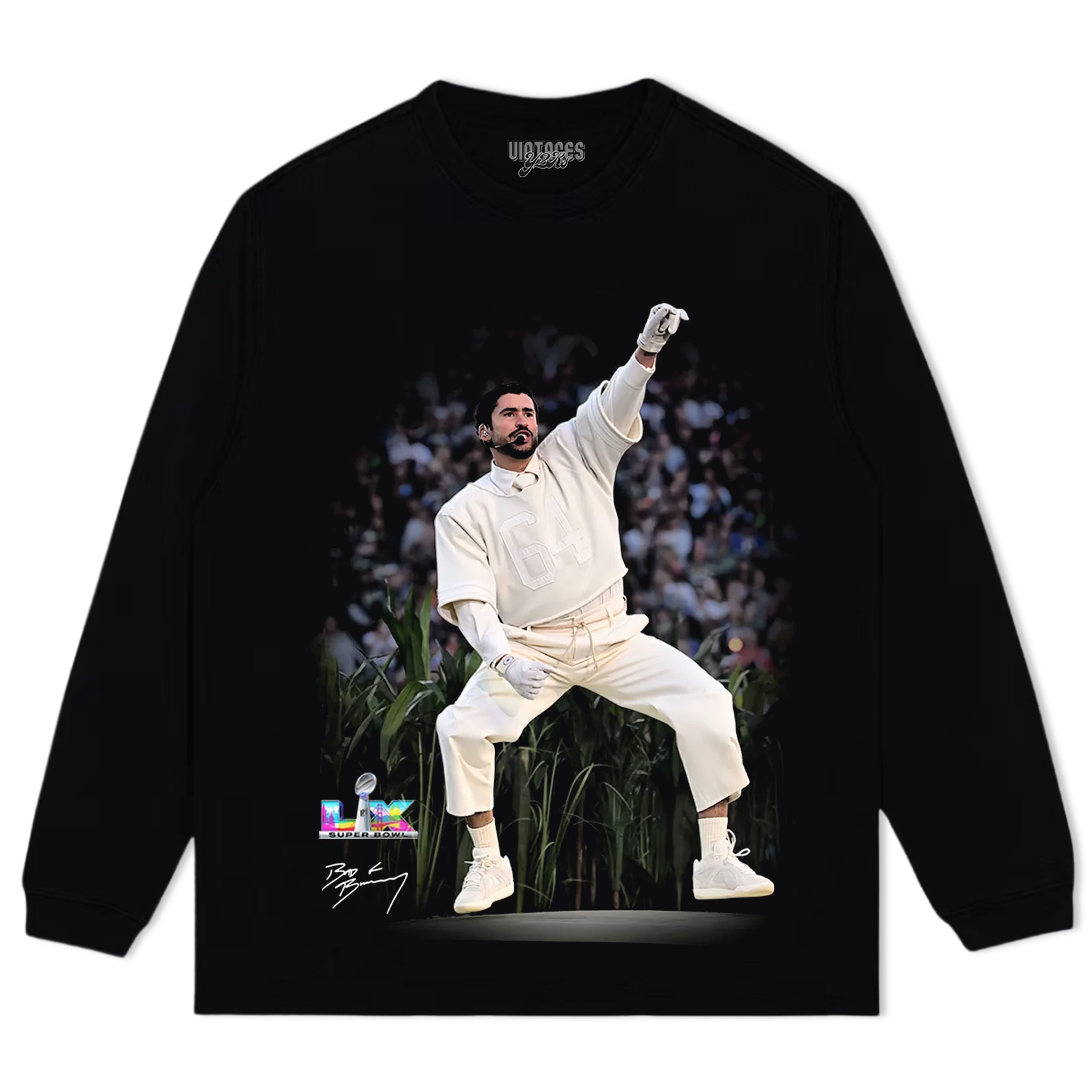 BAD BUNNY & SUPER BOWL 2026 V4 TEE & LS & HOODIE