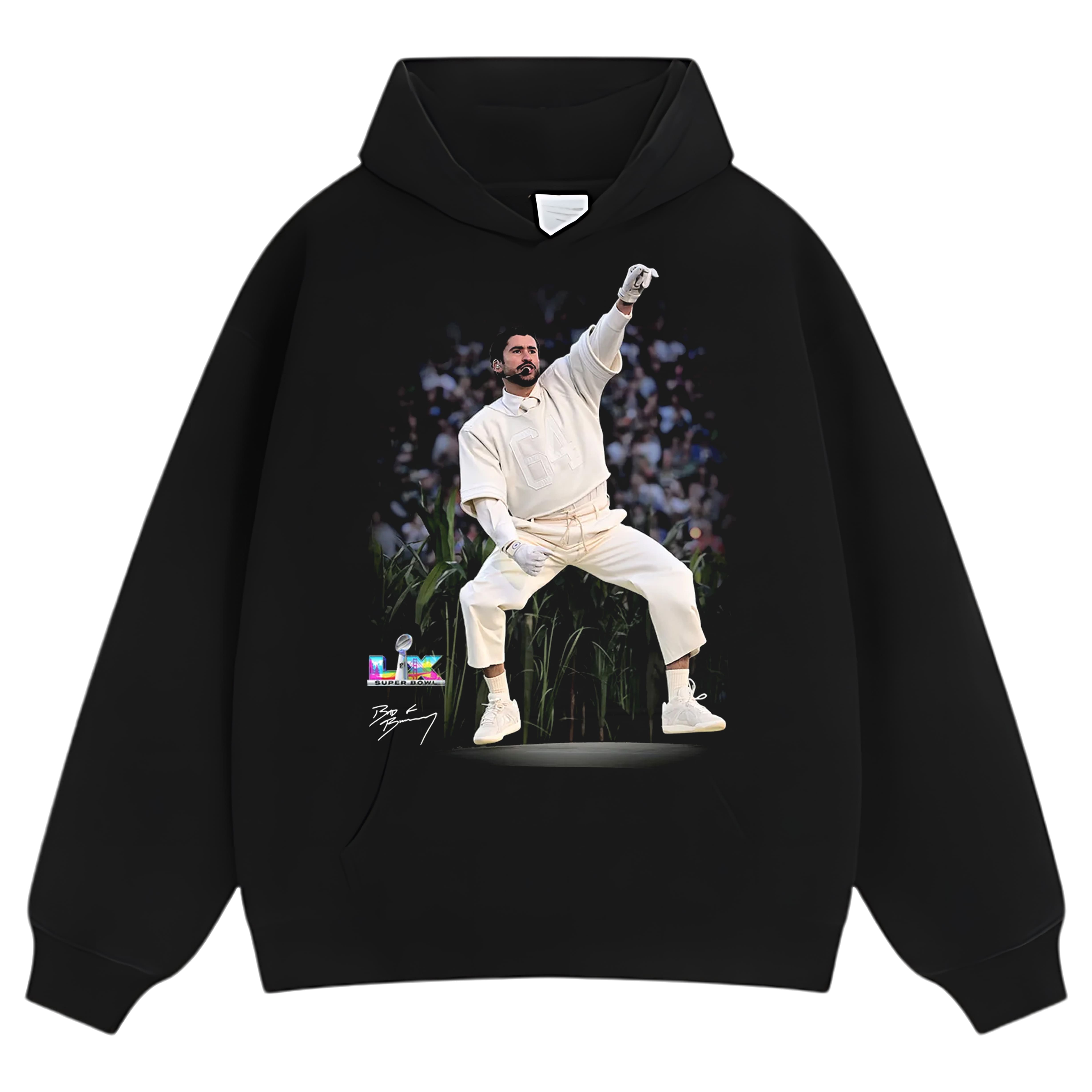 BAD BUNNY & SUPER BOWL 2026 V4 TEE & LS & HOODIE