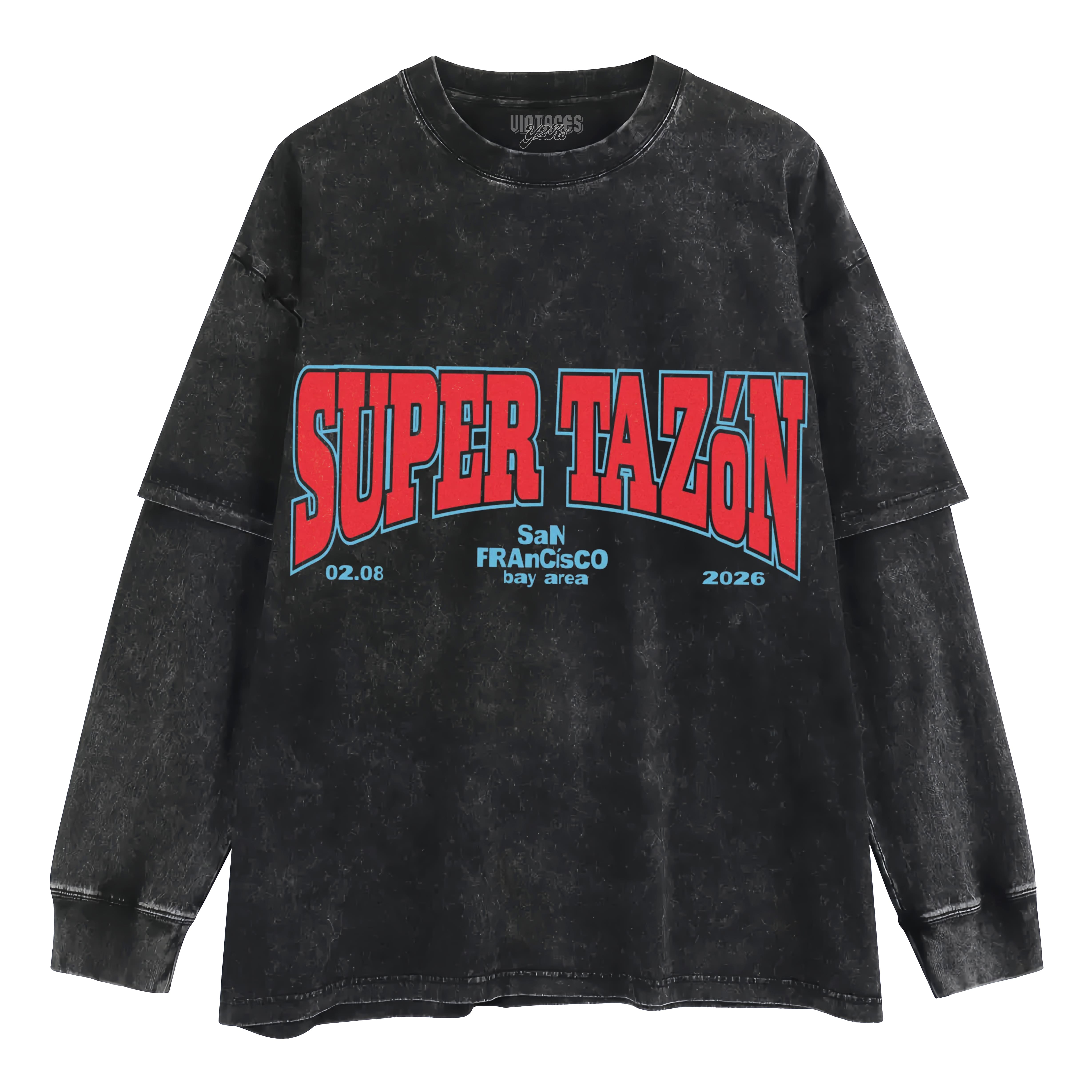 BAD BUNNY SUPER BOWL COMMEMORATIVE EDITION LAYERED LONG SLEEVE