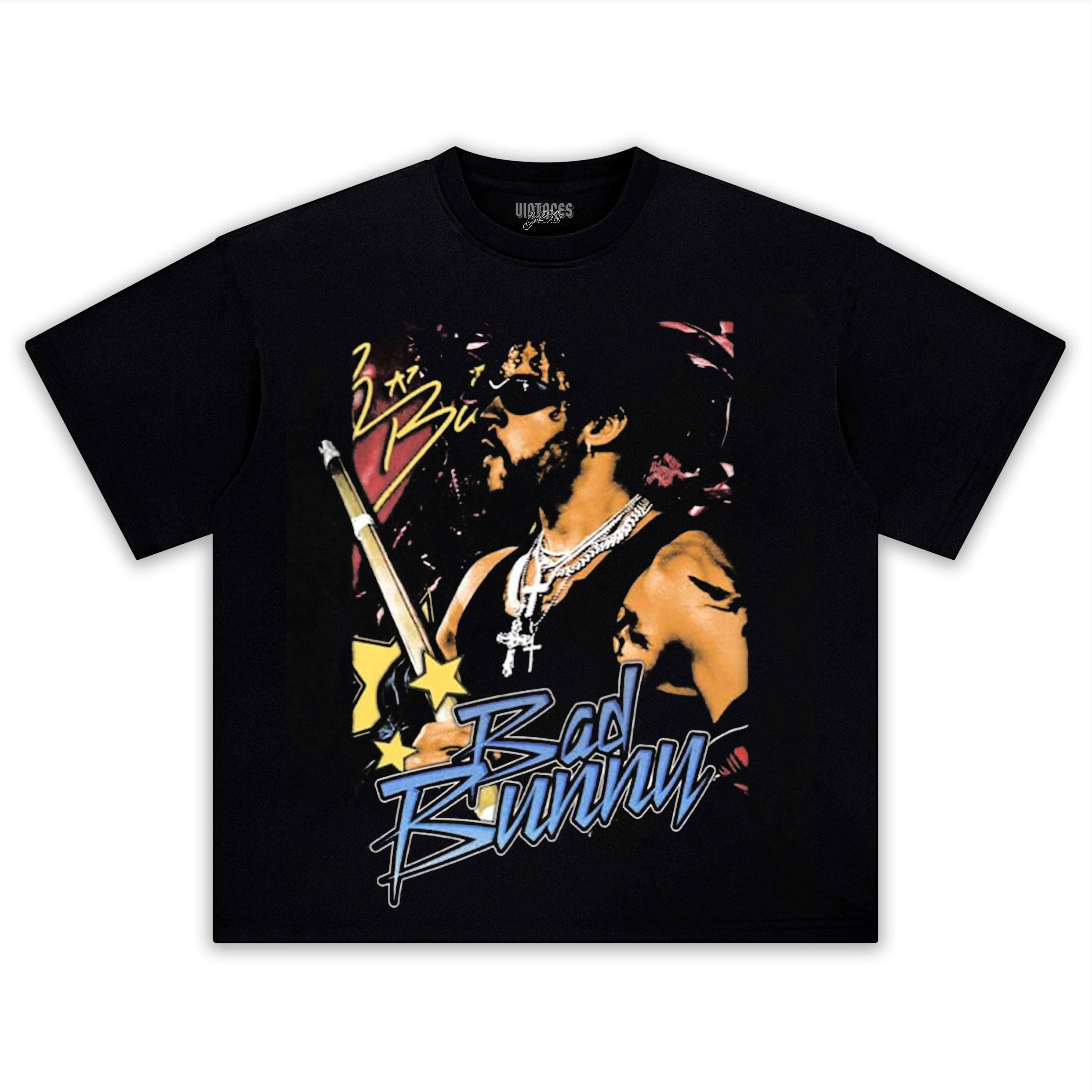 BAD BUNNY SUPER BOWL VINTAGE TEE & LS & HOODIE