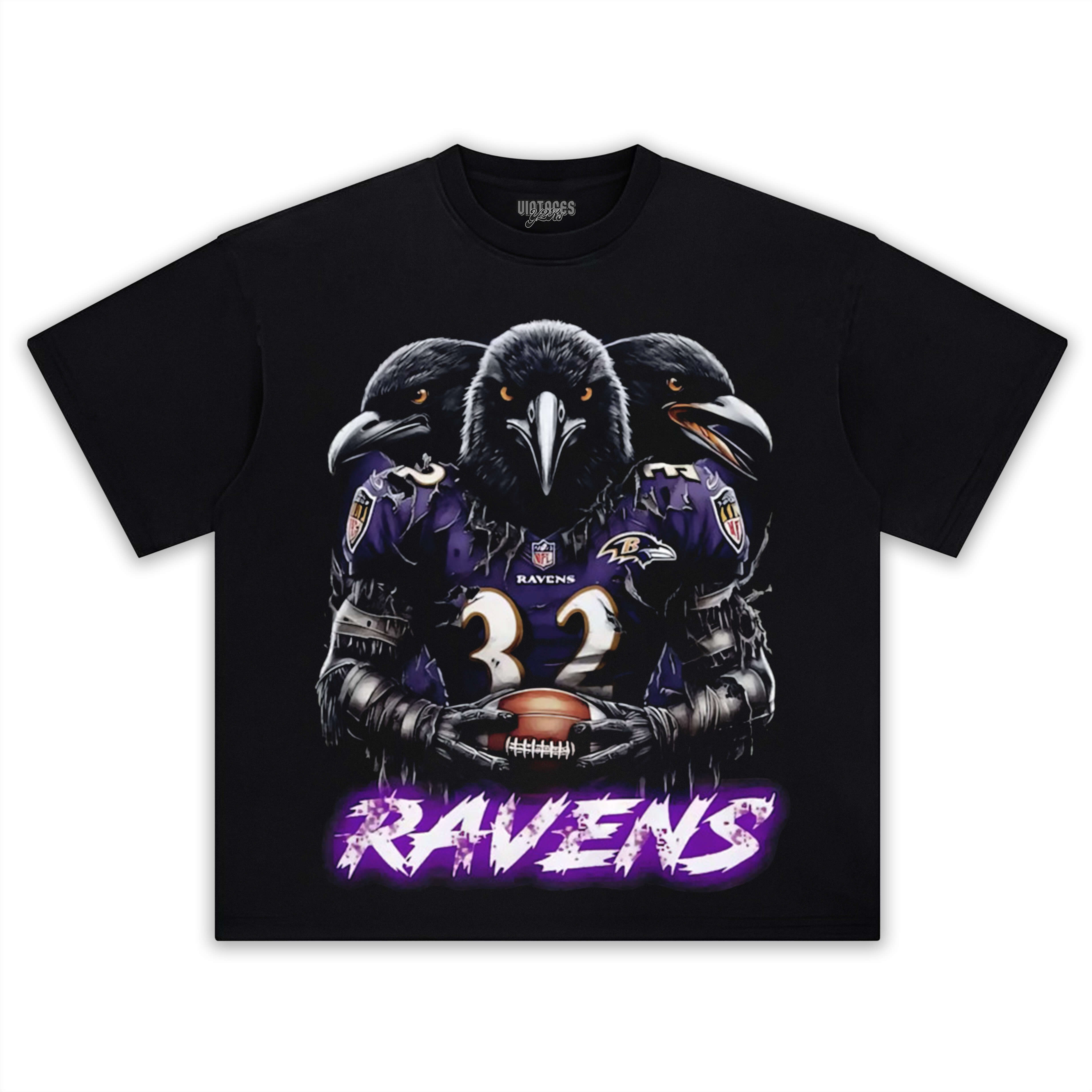BALTIMORE RAVENS V2 TEE & LS & HOODIE