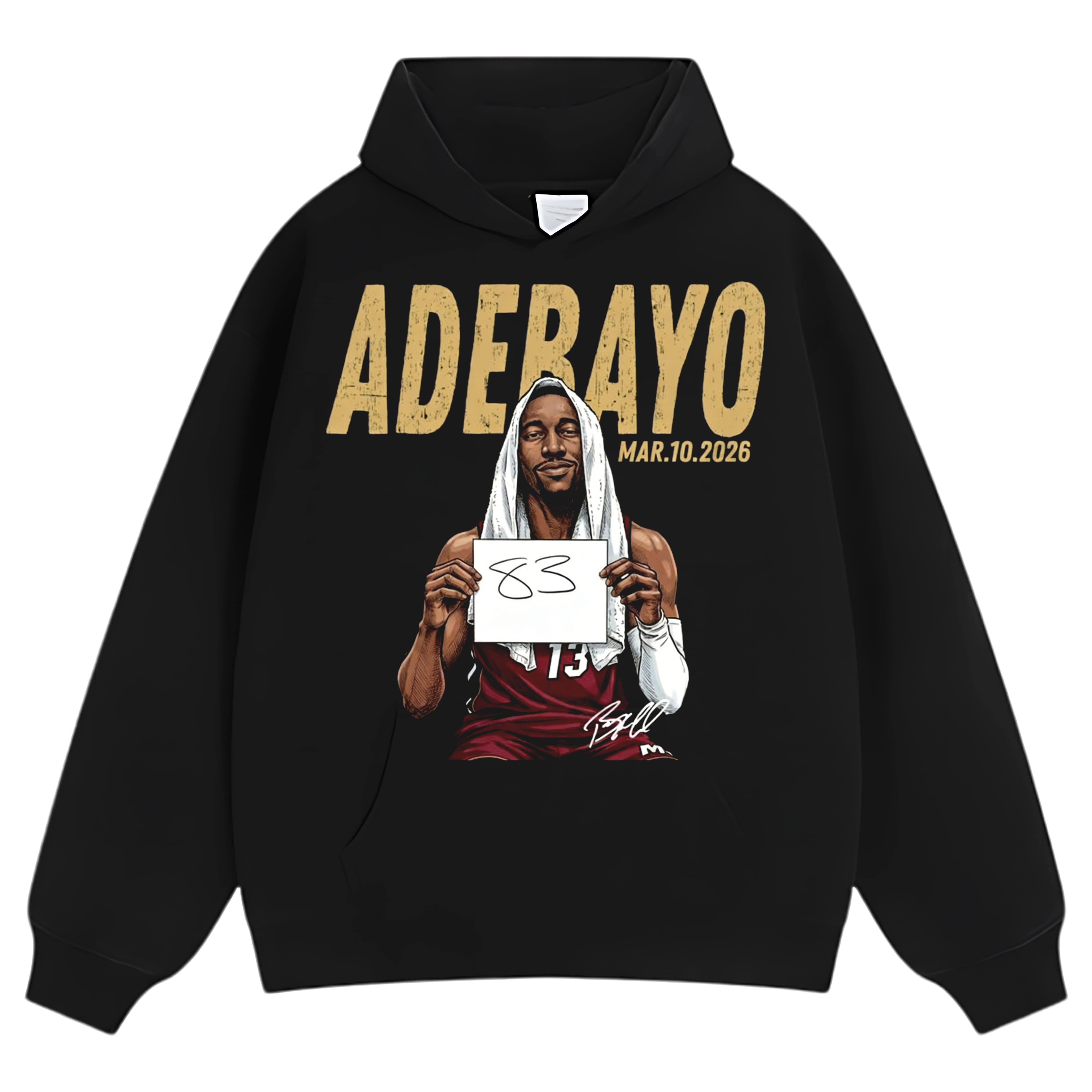 BAM ADEBAYO 83 POINT V2 TEE & LS & HOODIE