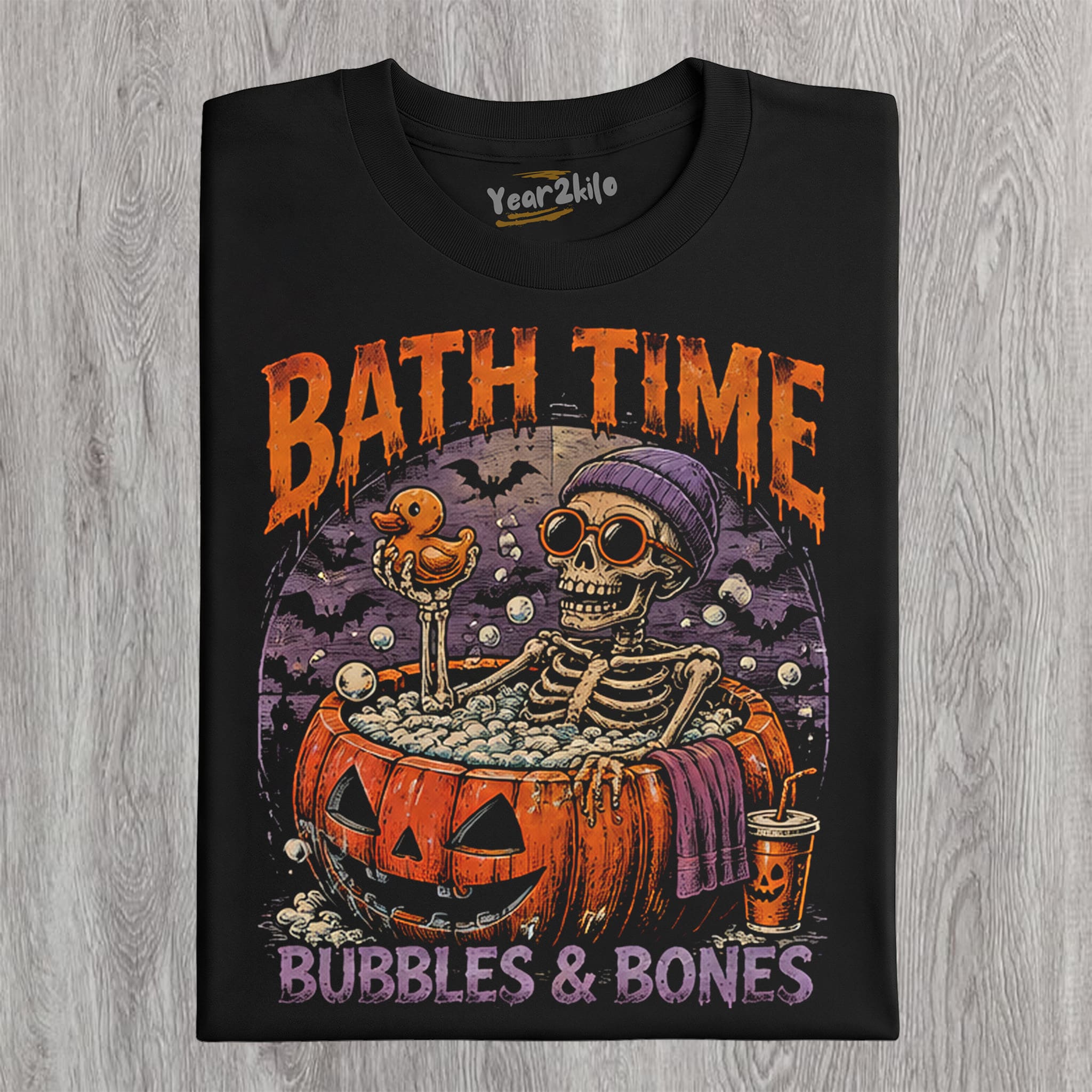 BATH TIME · BUBBLES & BONES TANK TOP & TEE & LONG SLEEVE & LAYERED LS & HOODIE
