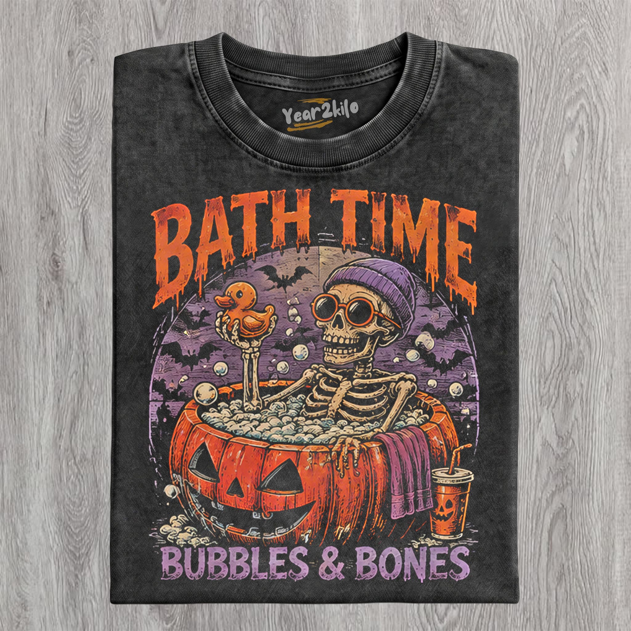 BATH TIME · BUBBLES & BONES TANK TOP & TEE & LONG SLEEVE & LAYERED LS & HOODIE