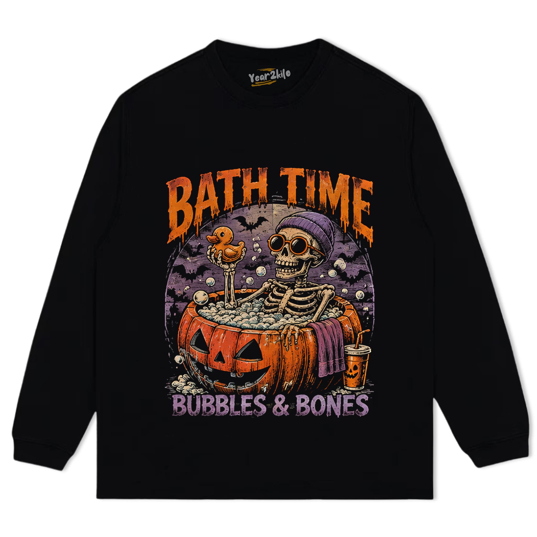 BATH TIME · BUBBLES & BONES TANK TOP & TEE & LONG SLEEVE & LAYERED LS & HOODIE