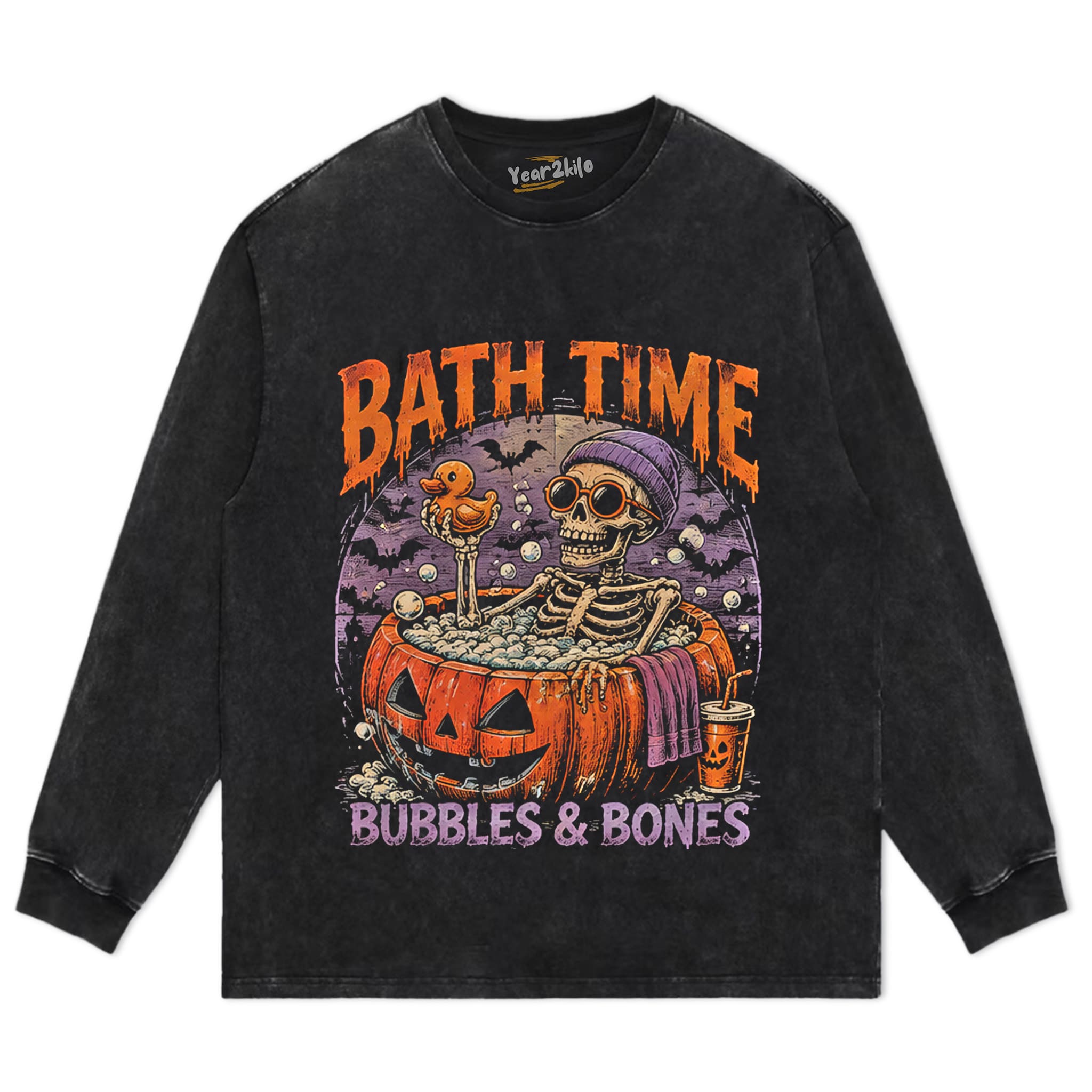 BATH TIME · BUBBLES & BONES TANK TOP & TEE & LONG SLEEVE & LAYERED LS & HOODIE