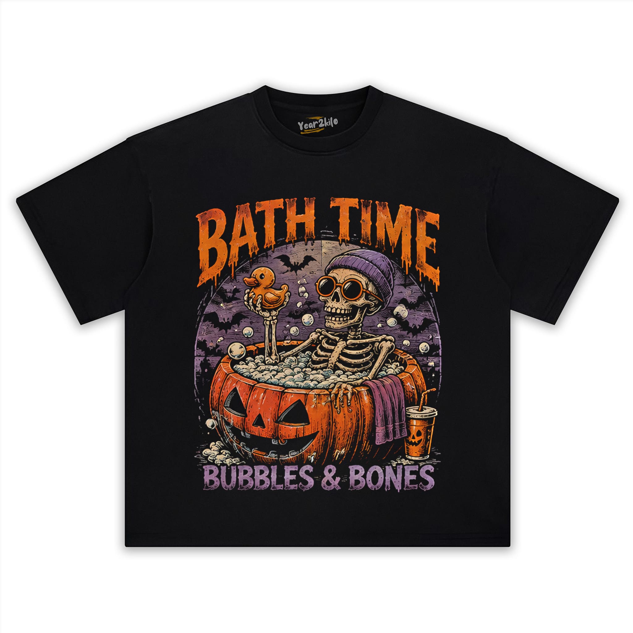 BATH TIME · BUBBLES & BONES TANK TOP & TEE & LONG SLEEVE & LAYERED LS & HOODIE