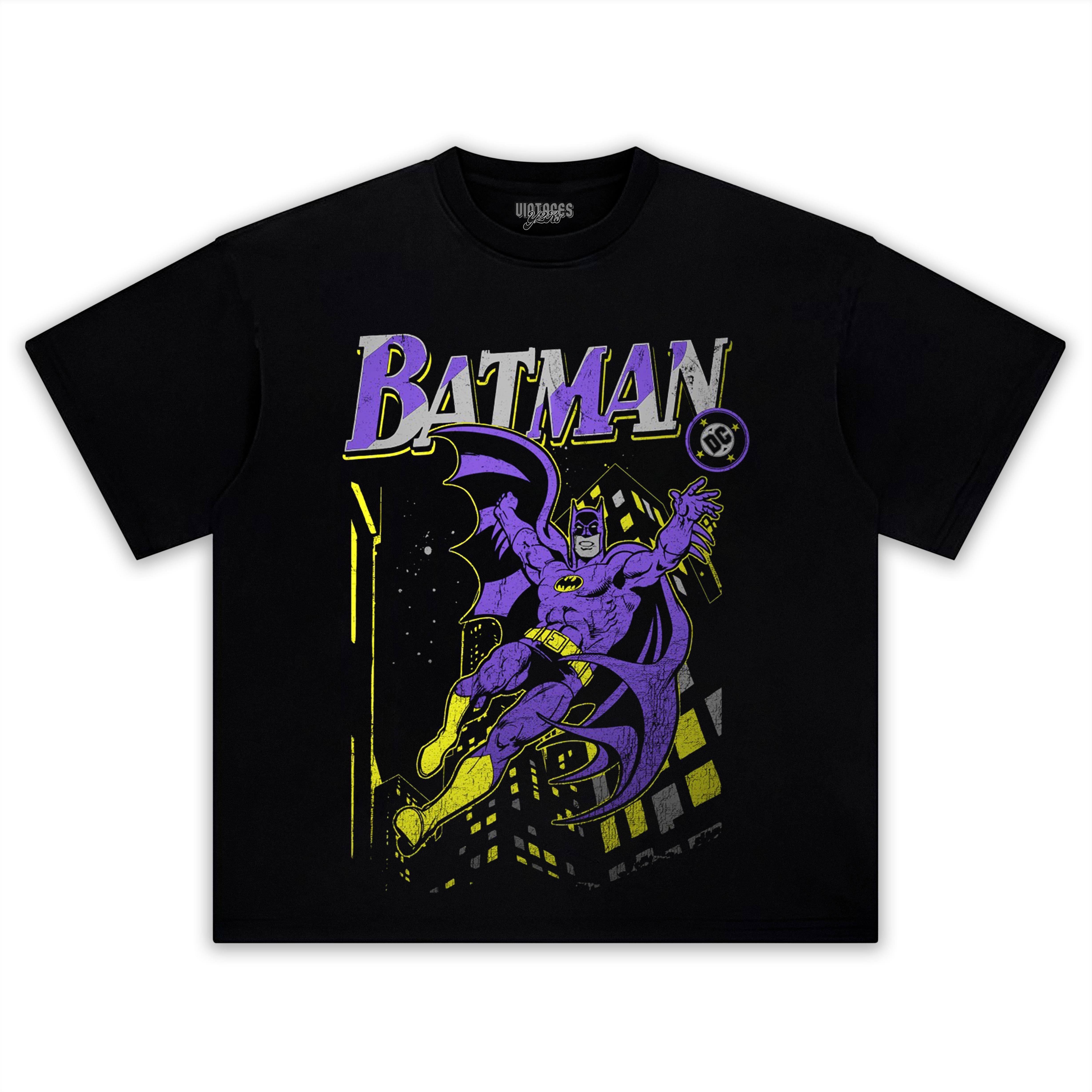 BATMAN VINTAGE V2 TEE & LS & HOODIE