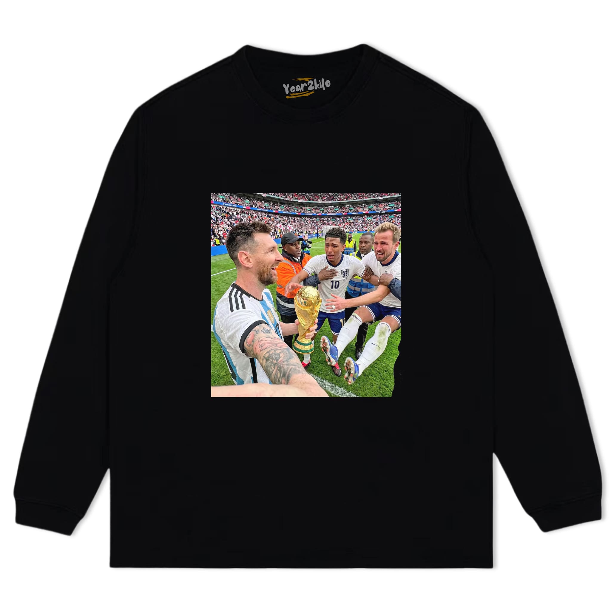 BELLINGHAM, KANE & MESSI WORLD CUP FUNNY TANK TOP & TEE & LONG SLEEVE & LAYERED LS & HOODIE